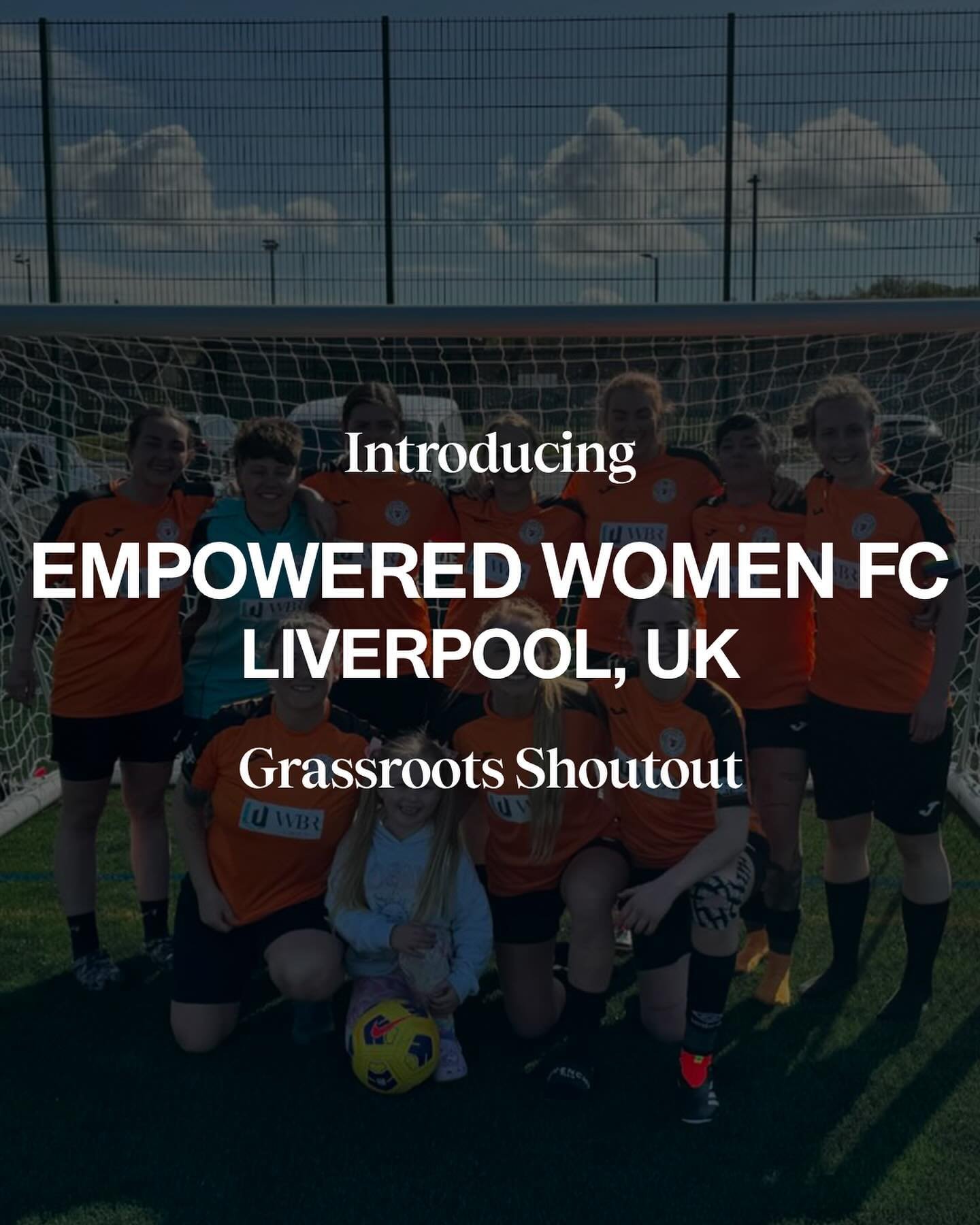 Introducing @empoweredwomen_fc ⚽️ An inclusive team illuminating the Wirral with their bright orange kits and unified strength! Only established in 2023 they have gone on to play in the Active Wirral Women&rsquo;s Cup final which is an incredible acc