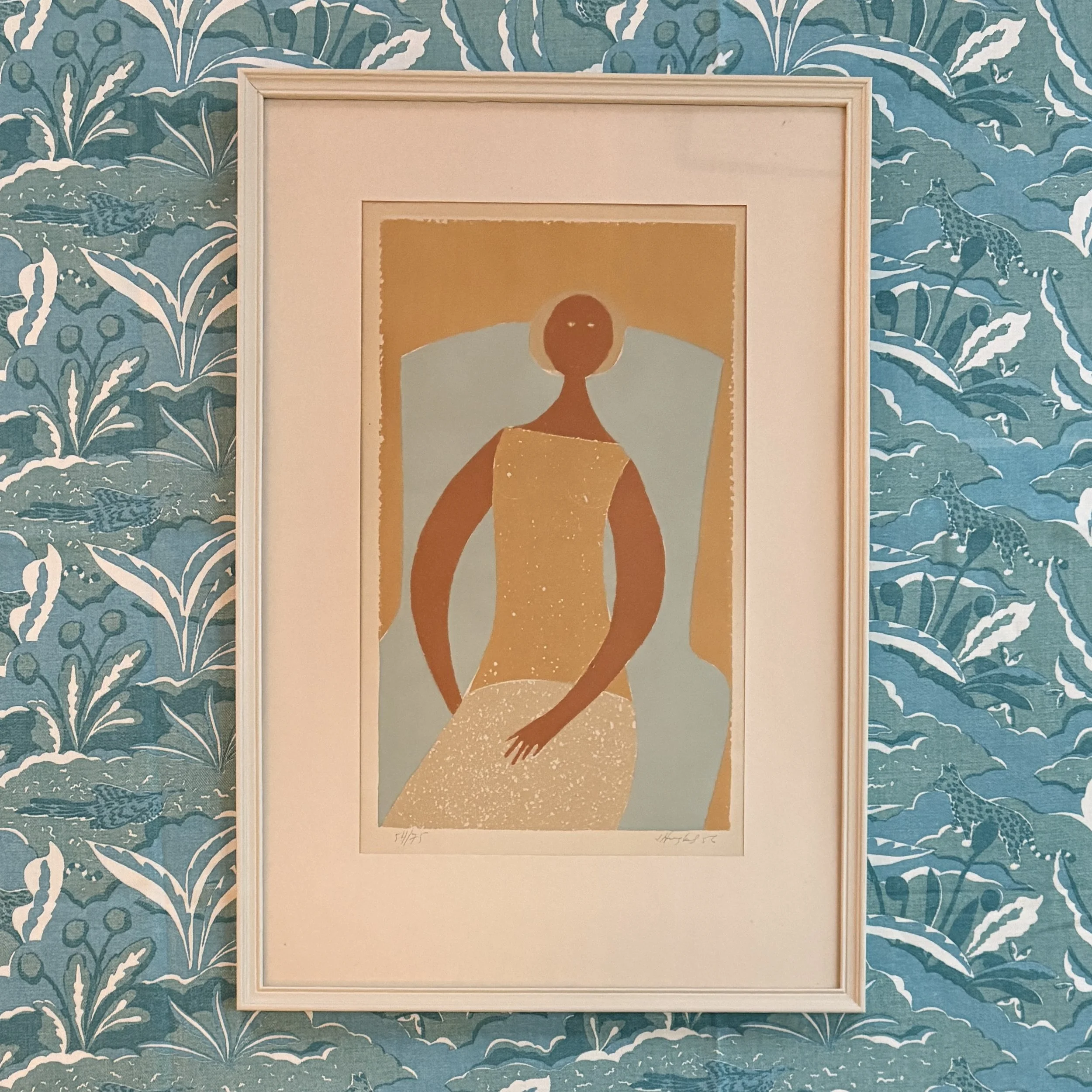 A 1950s Original Limited Edition Signed Screen Print