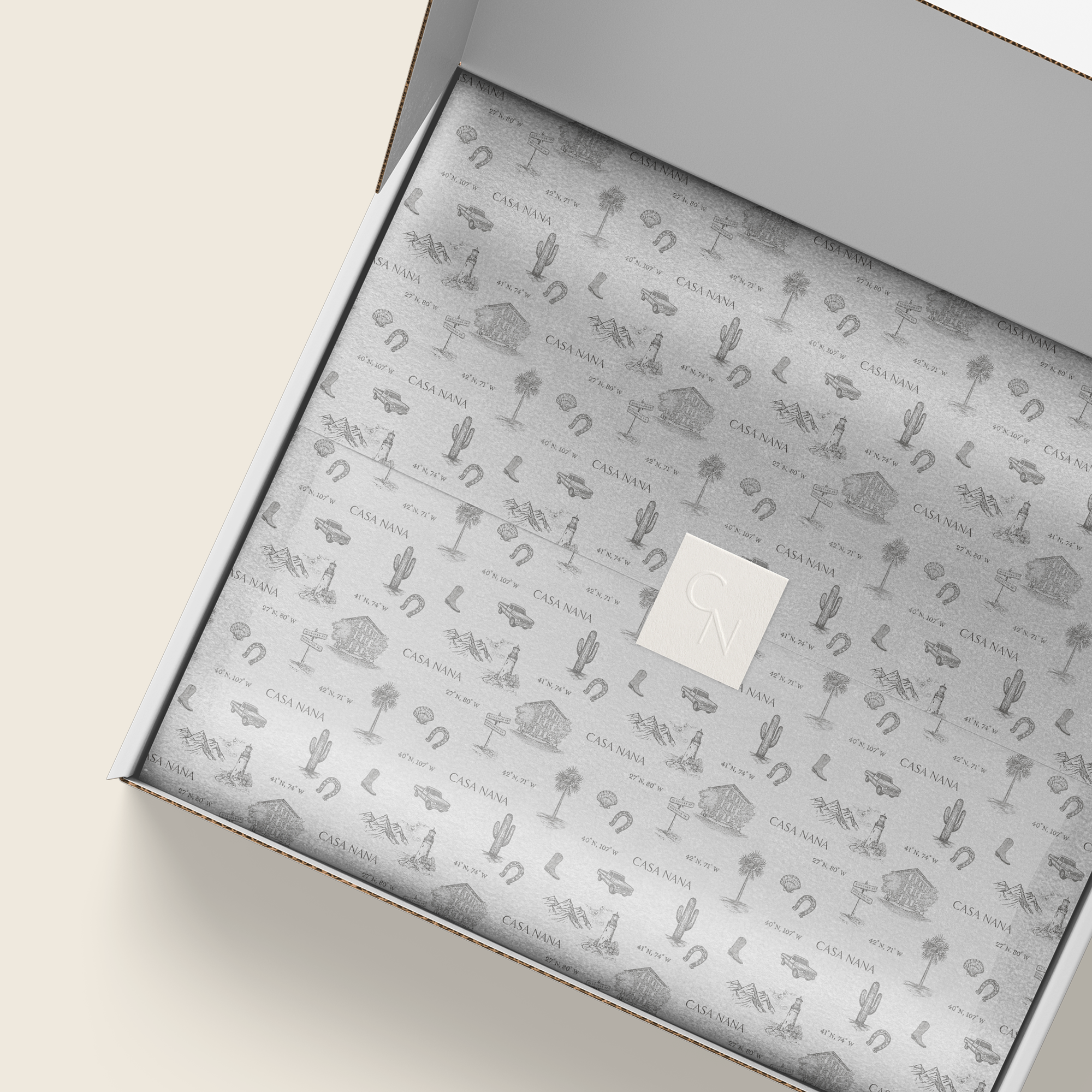 Tissue Paper with Embossed Seal