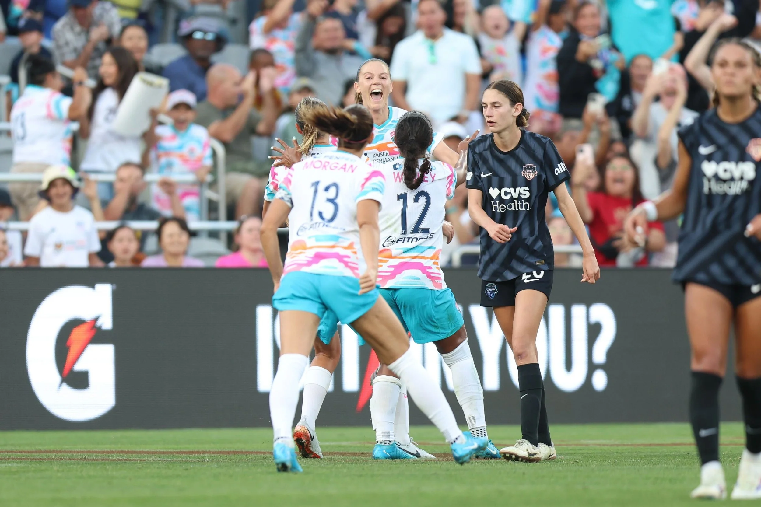 Wave draw 1-1 against Washington Spirit 