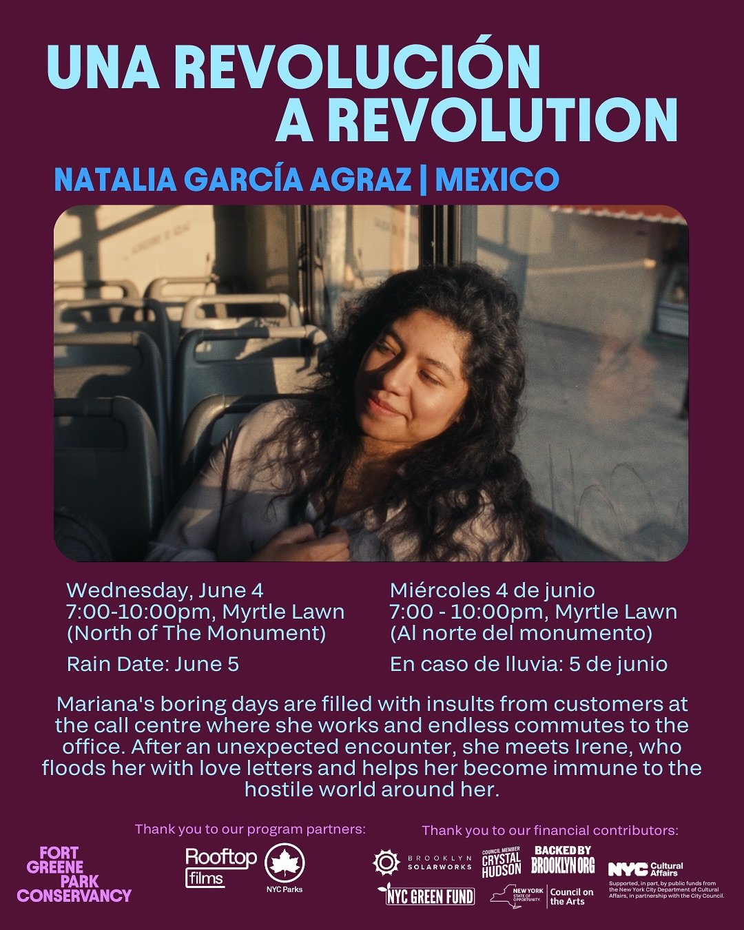 Next Wednesday, June 4th, join us on Myrtle Lawn for our third annual presentation of VIDAS VIBRANTES: SHORTS EN ESPA&Ntilde;OL! Rhythms born of heartbreak and hope pulse through this bold collection of Spanish-language shorts&mdash;stories of resili