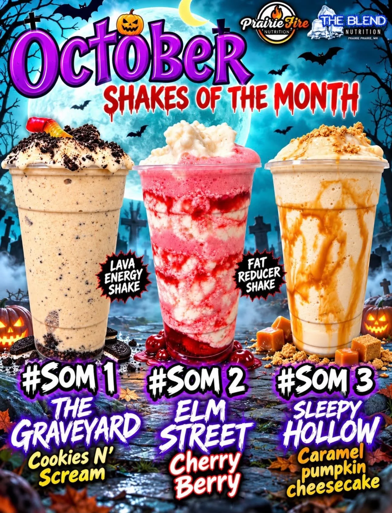 SOM 2 Elm Street- Cherry Berry - lava energy shake