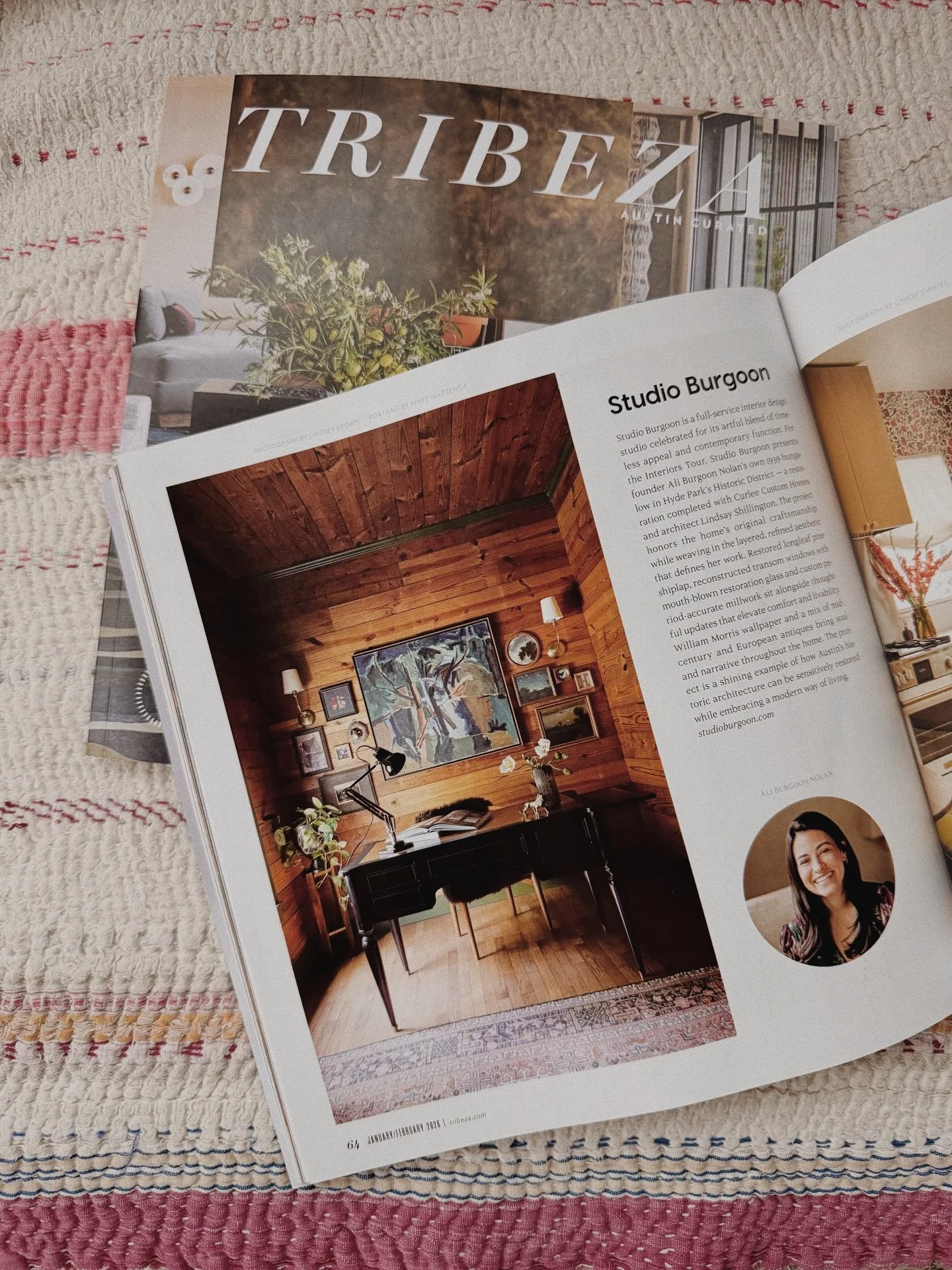 One perk of the @tribeza Interiors Tour being postponed a week is that I get a little more time to talk about it! Finally got my hands on a copy of the issue highlighting our work in it 💫 

Being part of the tour this year is a huge honor and a true