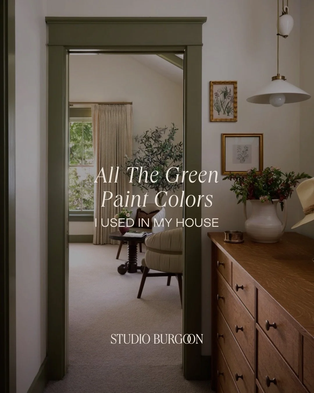 In the last few weeks, the number one question I&rsquo;ve gotten is: what green paint color did you use on your house?

We didn&rsquo;t use just one&mdash;we used five different shades of green, inside and out. Today I&rsquo;m sharing all of them her