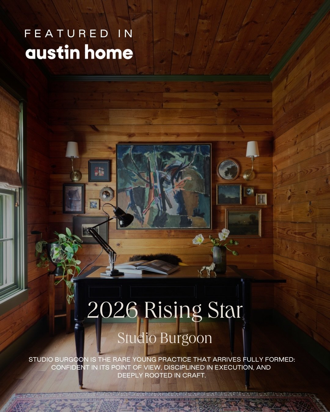 💫 Looking back on the Rising Star award we won this spring at the Austin Home &amp; Design Awards&mdash;a night that felt especially meaningful, not only because of the recognition, but because it offered such a great opportunity for our creative co