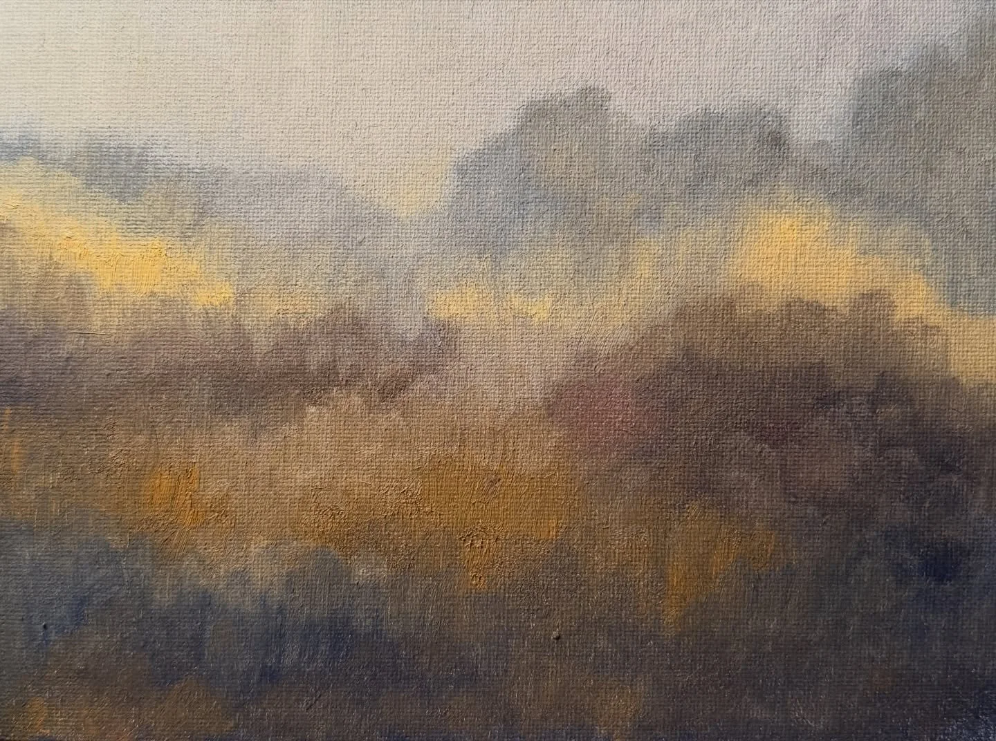 &ldquo;Summer Became Winter,&rdquo; 6 x 8 inches, oil on canvas panel, 2025. Sold

I painted this piece near @dewpointbrewing on November 29, 2025. This painting is from my landscape series inspired by my forthcoming debut acoustic album, &ldquo;Stea
