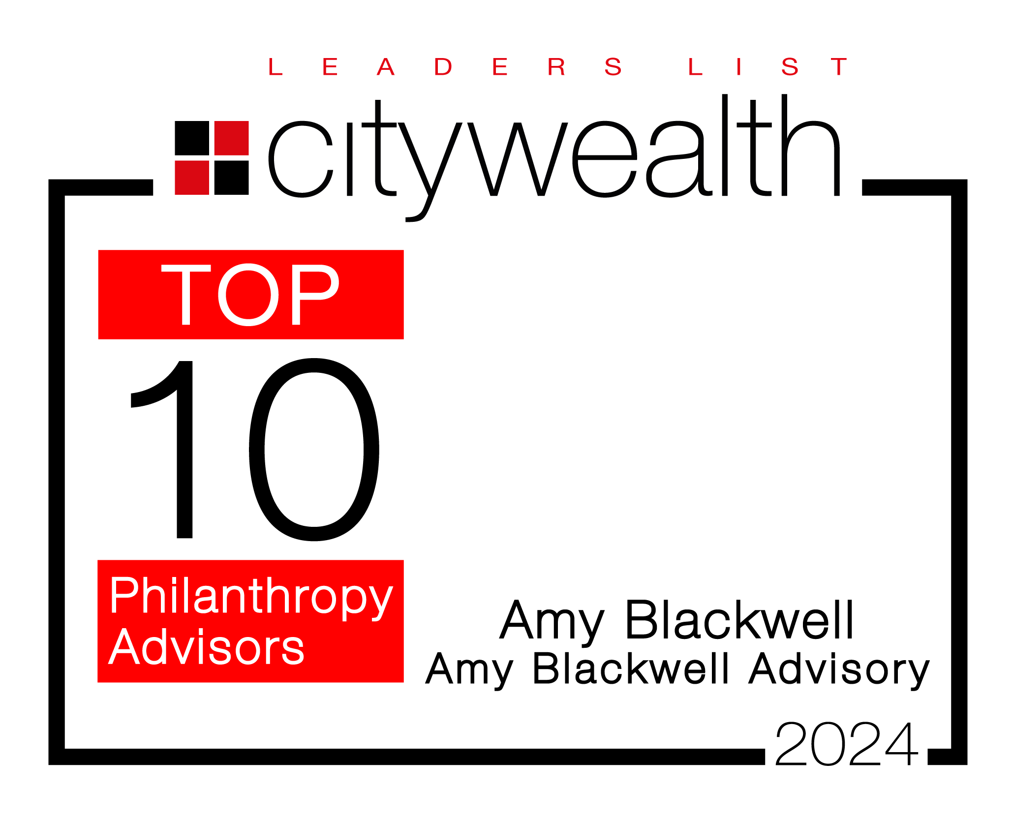 Top 10 Philanthropy Advisors 2024 - Amy Blackwell - Amy Blackwell Advisory.png