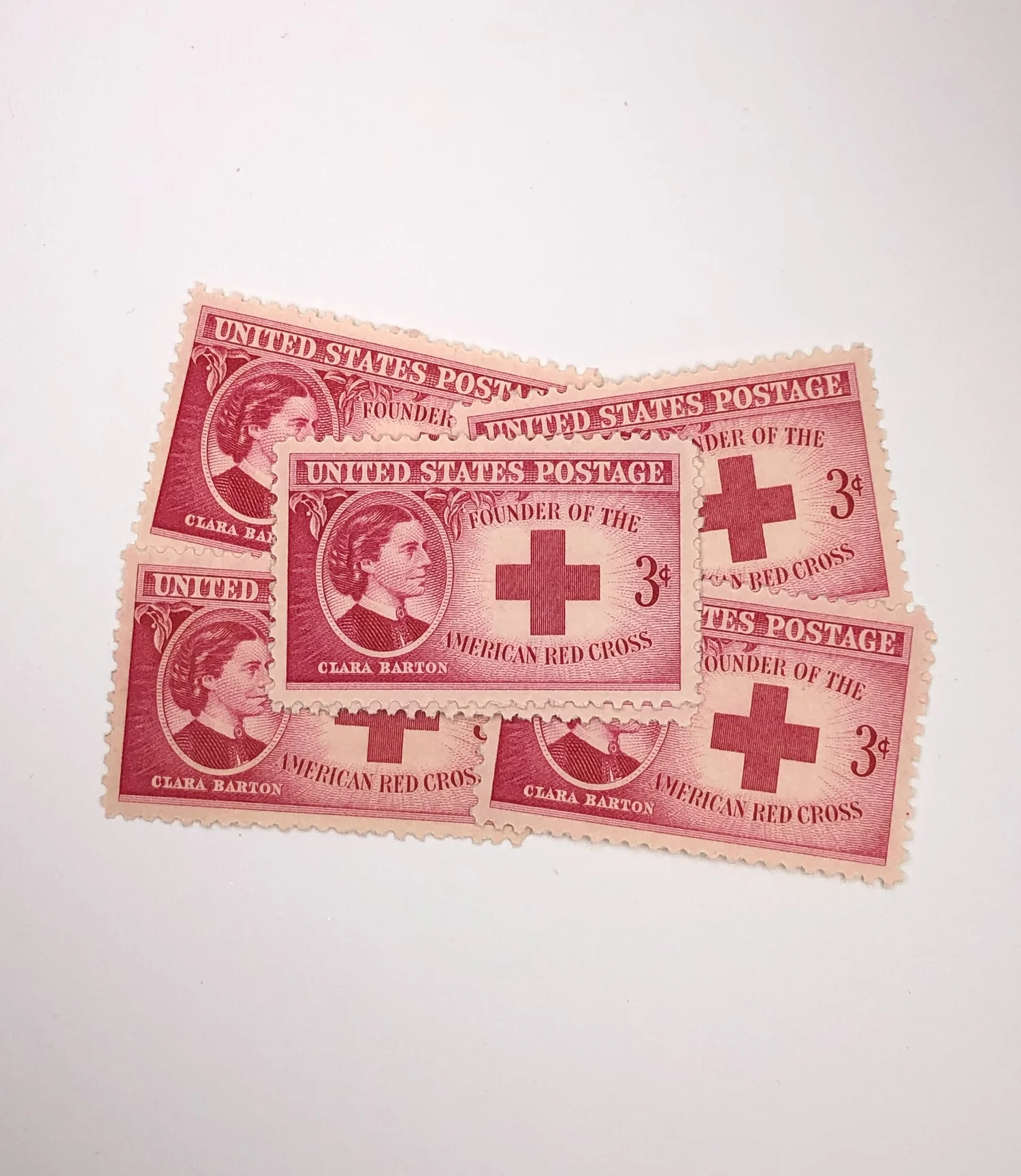 vintage stamp Cent Red United States Stamps