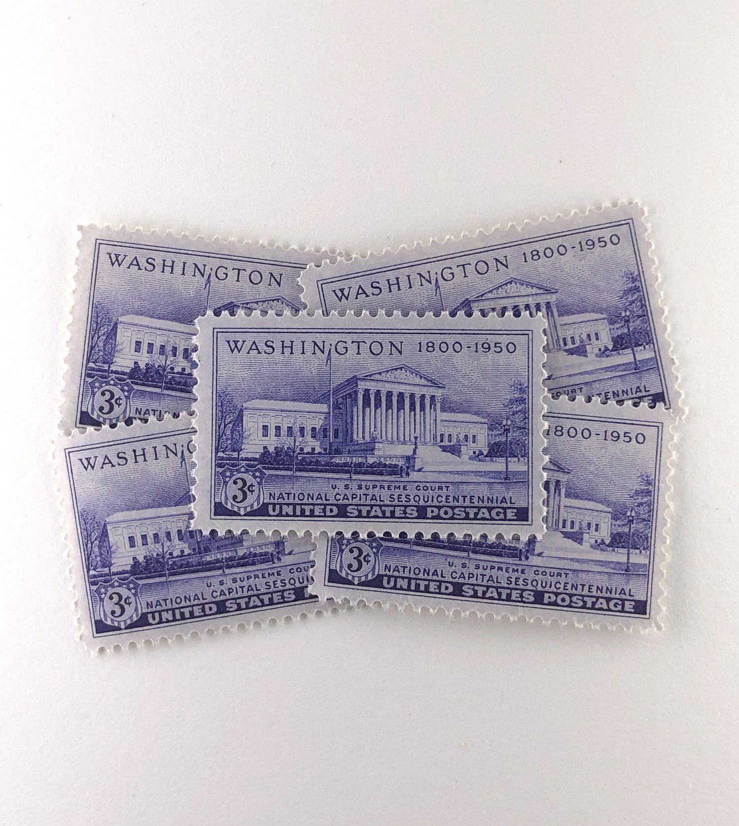 Supreme Court Vintage Postage Stamps — Little Postage House