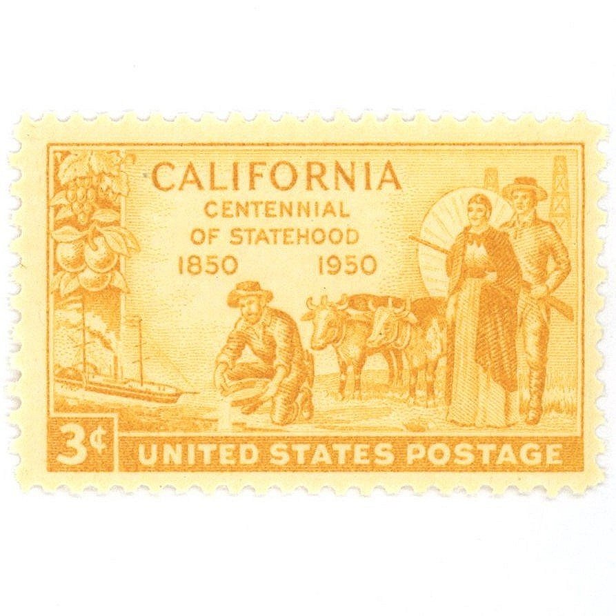 Yellow Postage Stamps For Crafting; 50 Copies, Gold Star Mothers