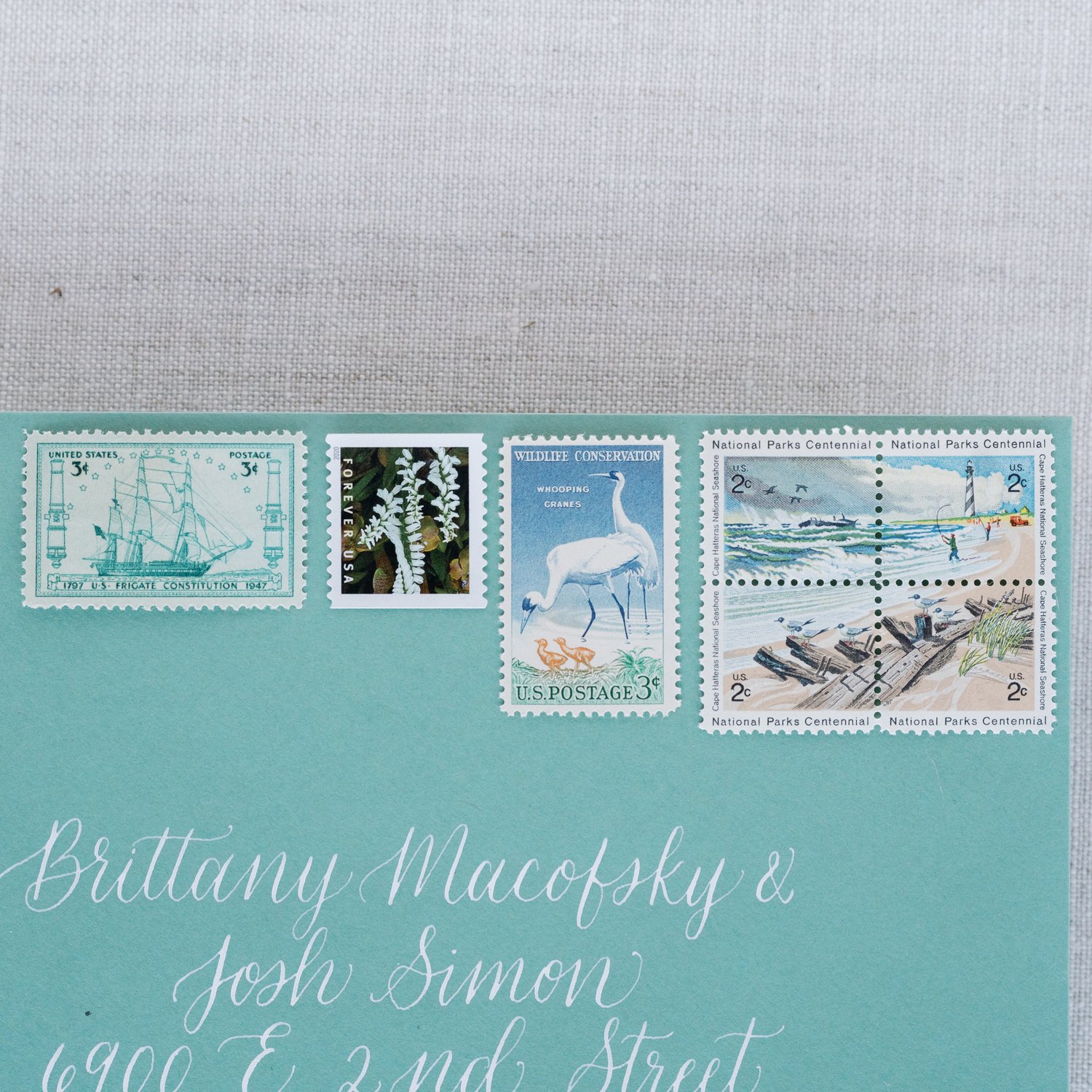 All About Vintage Postage Stamps for Wedding Invitations - Paper