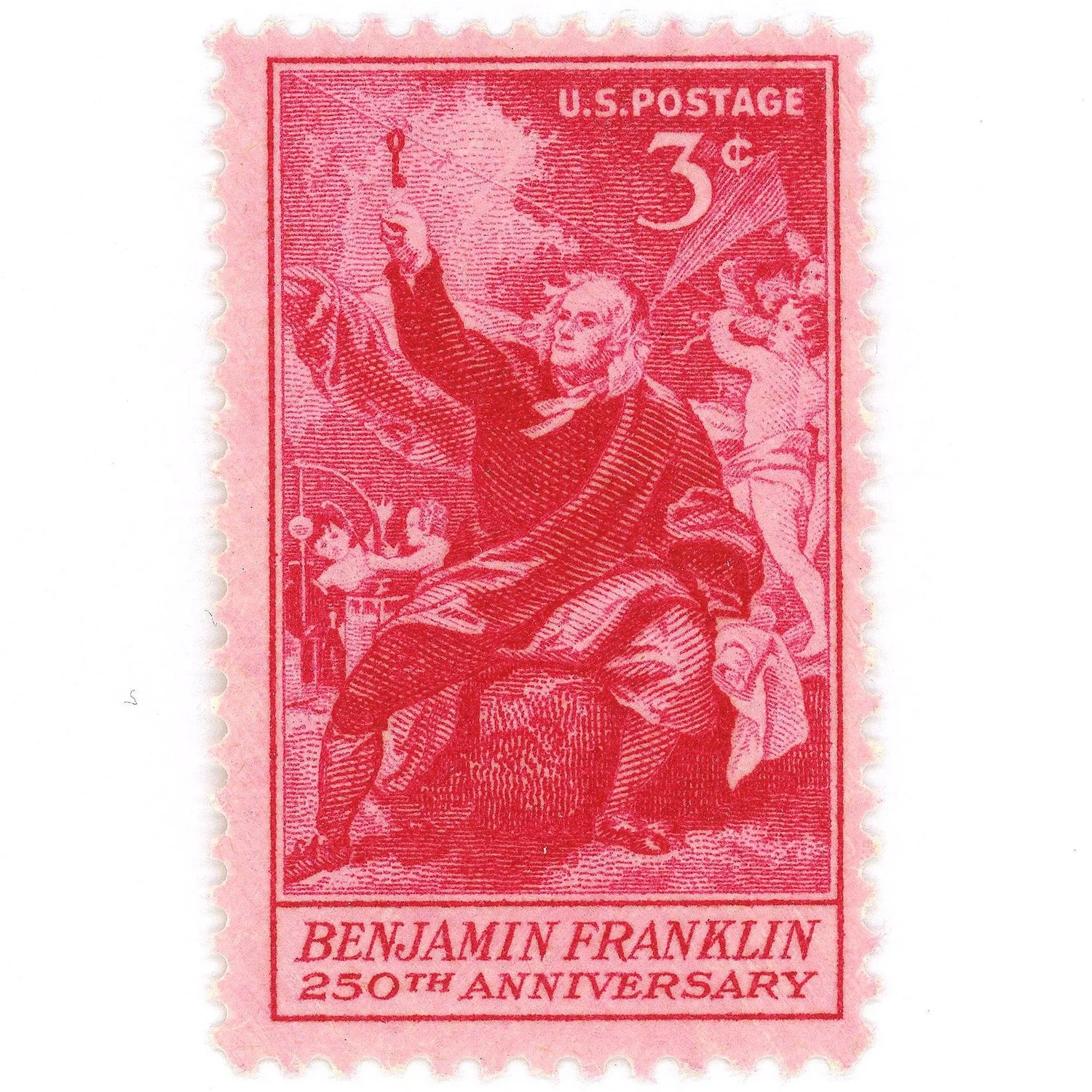 Benjamin Franklin Vintage Postage Stamps — Little Postage House display picture 1