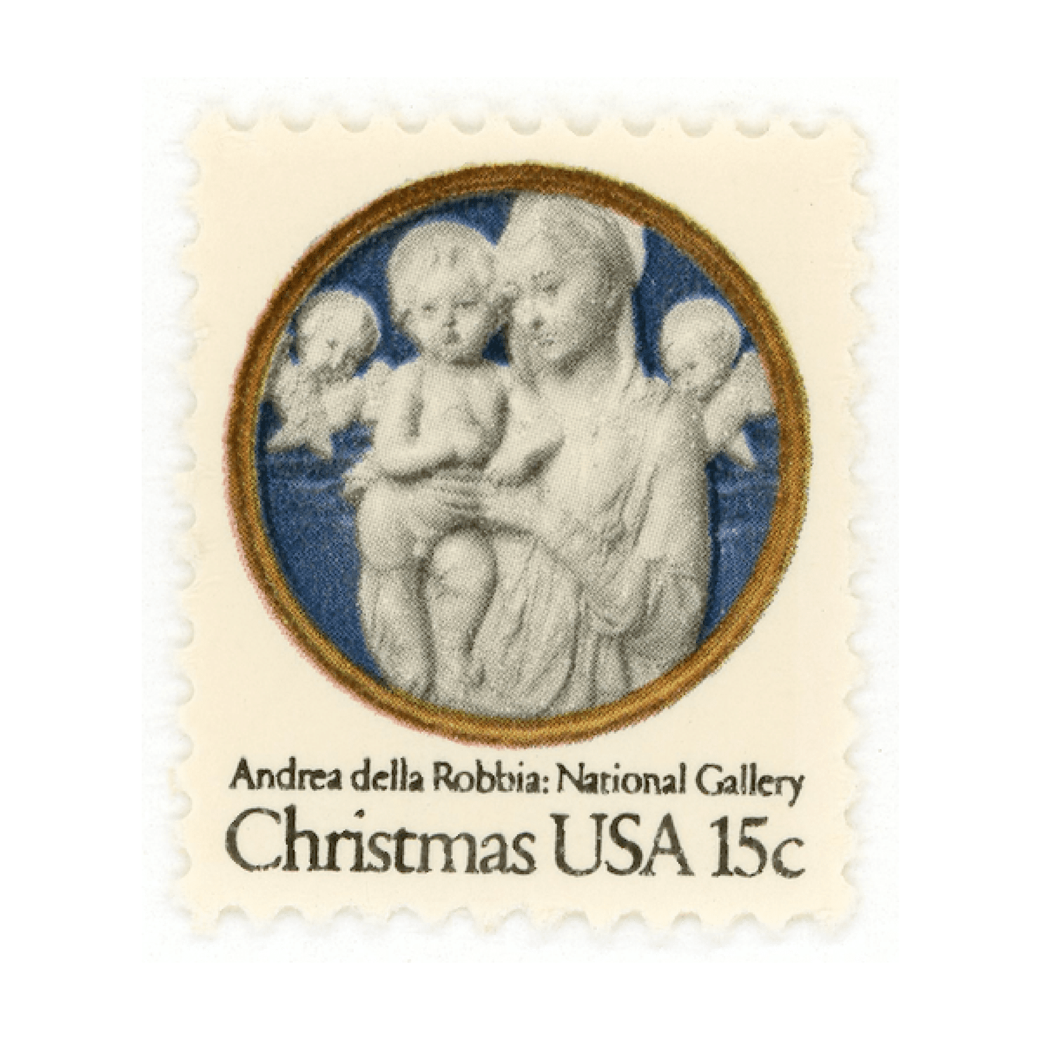 Christmas Madonna and Child Postage Stamps (15 Cents Each  display picture 1