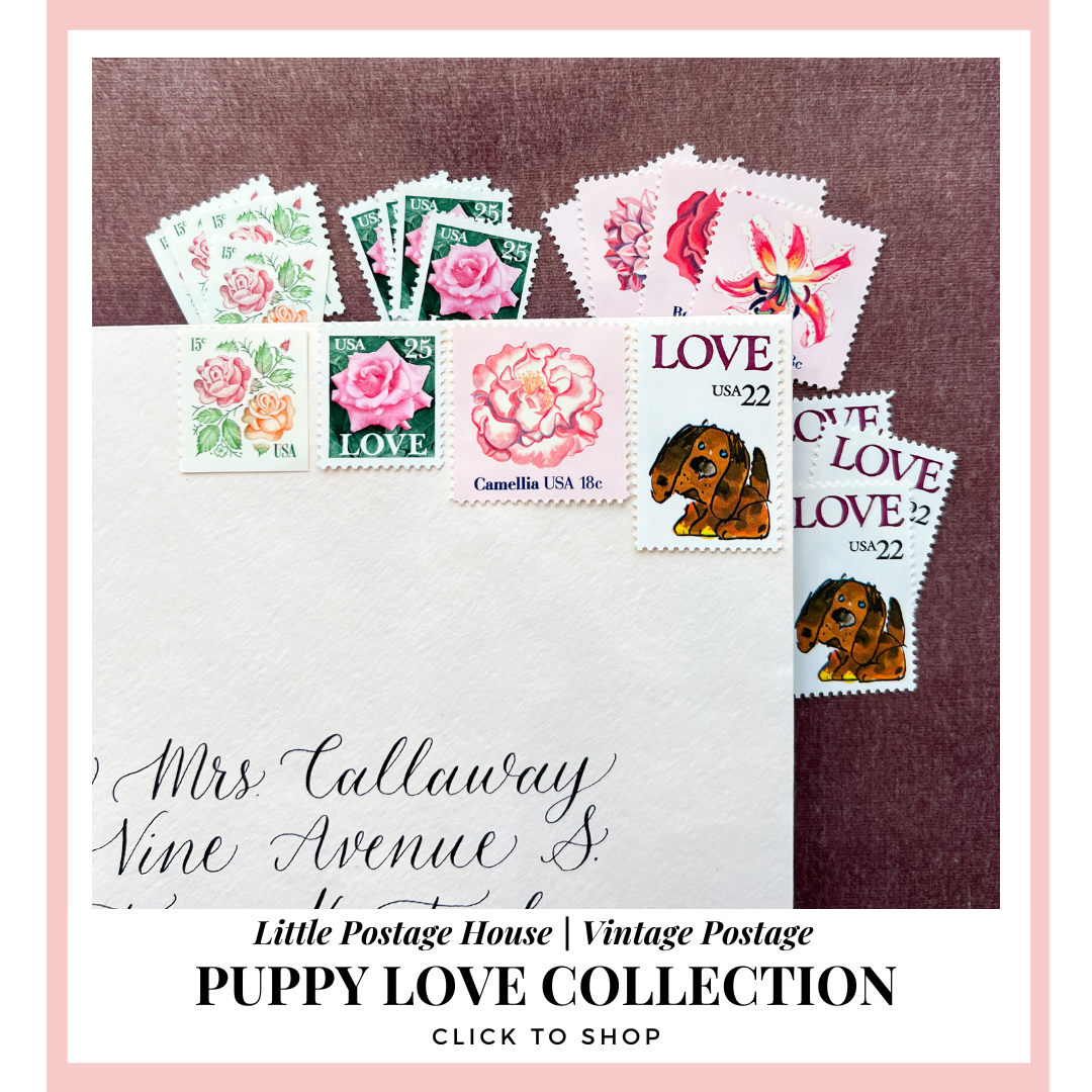 How to Assemble and Adhere Vintage Postage — Little Postage House