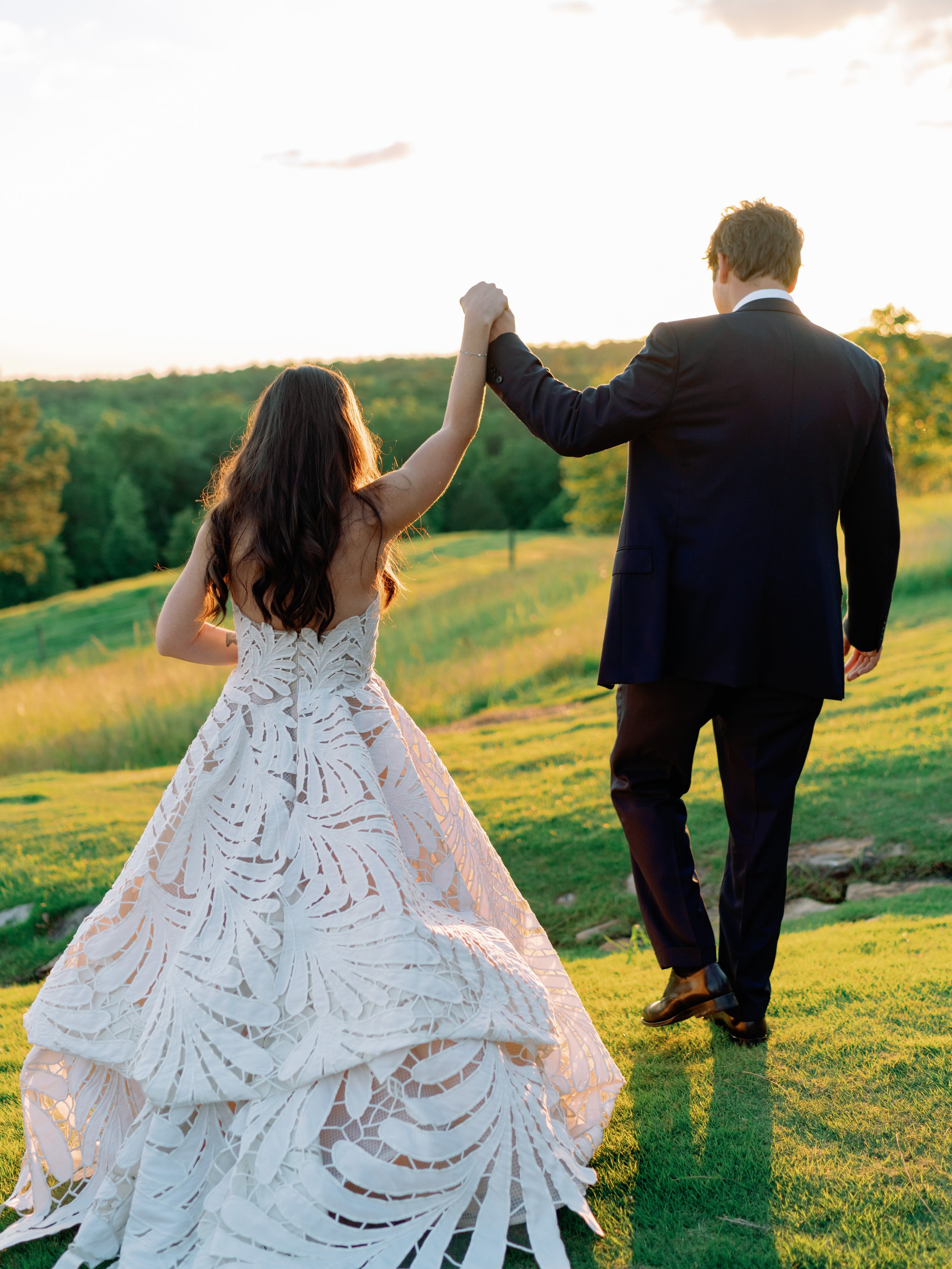The couple at the wedding