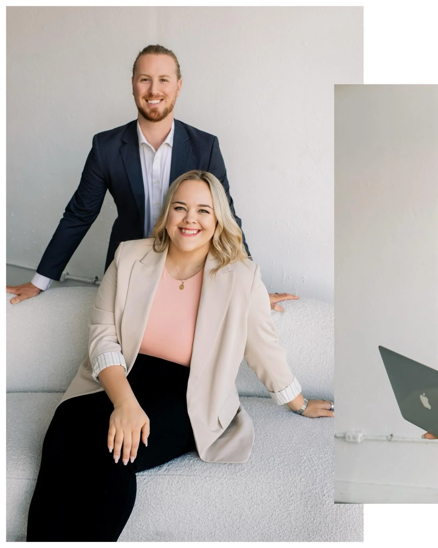 The coolest couple in business &bull; Summer and Alex are professional, approachable, smart, and tenacious and I&rsquo;m so honored to shoot their updated headshots for their company 😍👏✨

#dallasbrandingphotographer #dallasheadshotphotographer #dfw