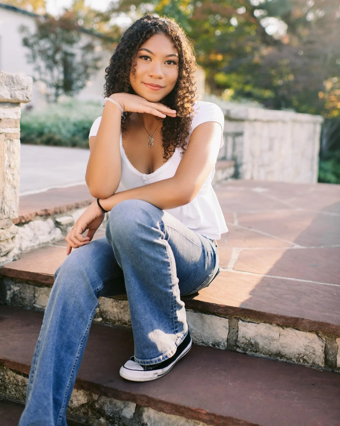 Mia looking radiant in her senior photos! She is such a kind soul, loves nature, and the arboretum was the perfect spot for her photos 📸&hearts;️ 👉🏻 we have openings for senior sessions before you graduate for class of 2026 so contact us if you ar