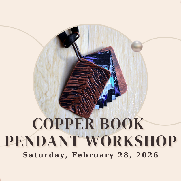 Copper Book Pendant Workshop