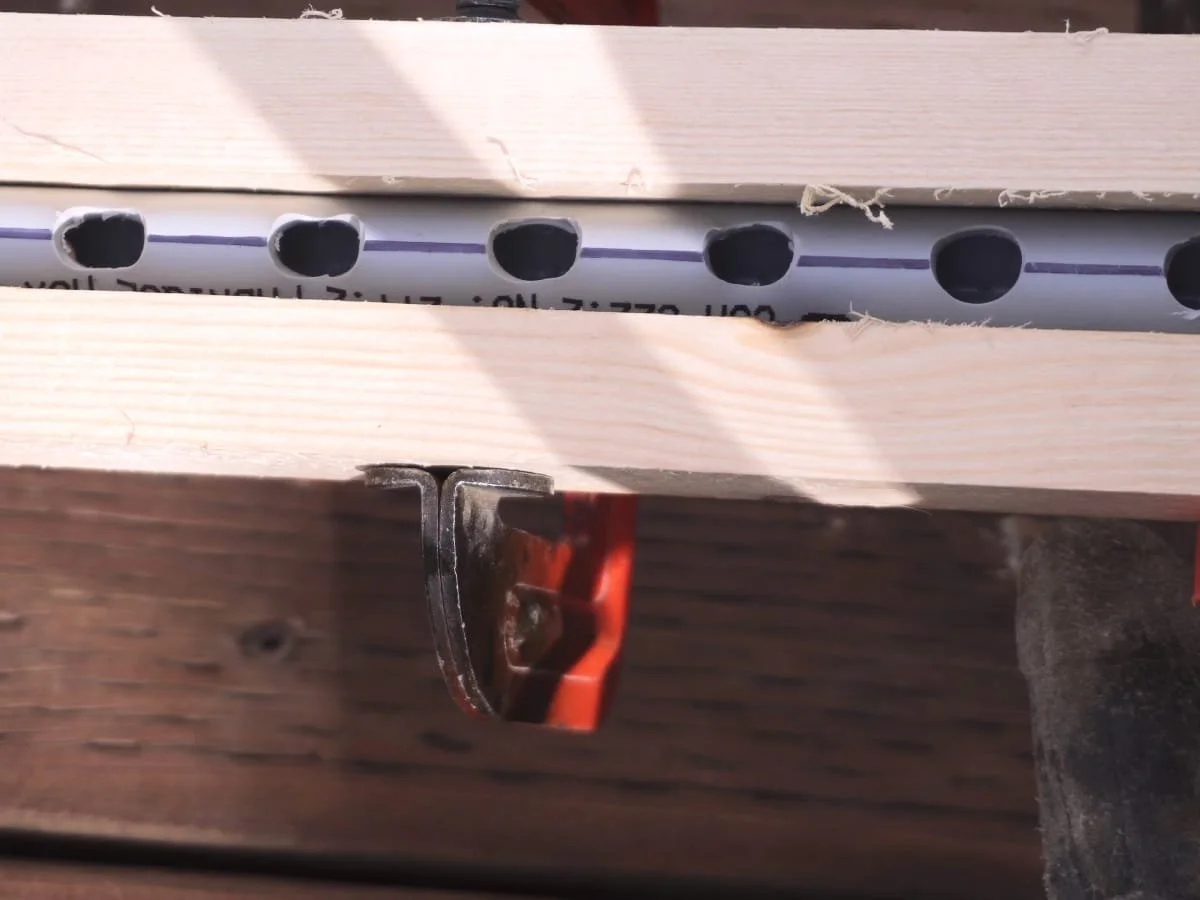 pipe starting to squish flat