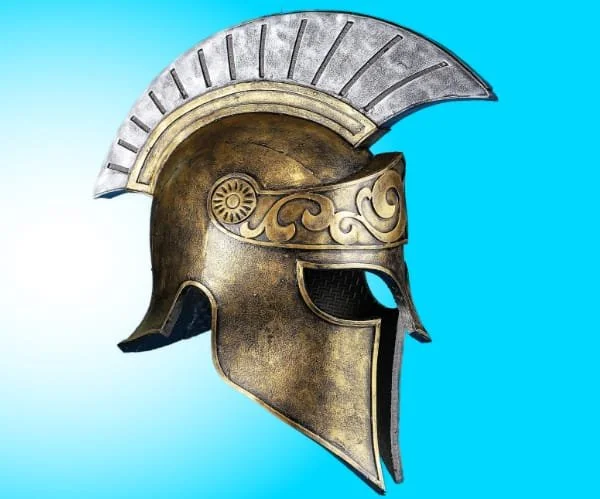 How to Make a Spartan Helmet | The Odyssey Costume