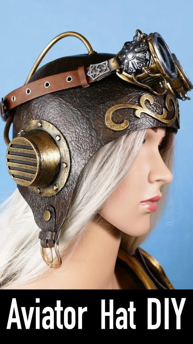 picture showing finished aviator hat
