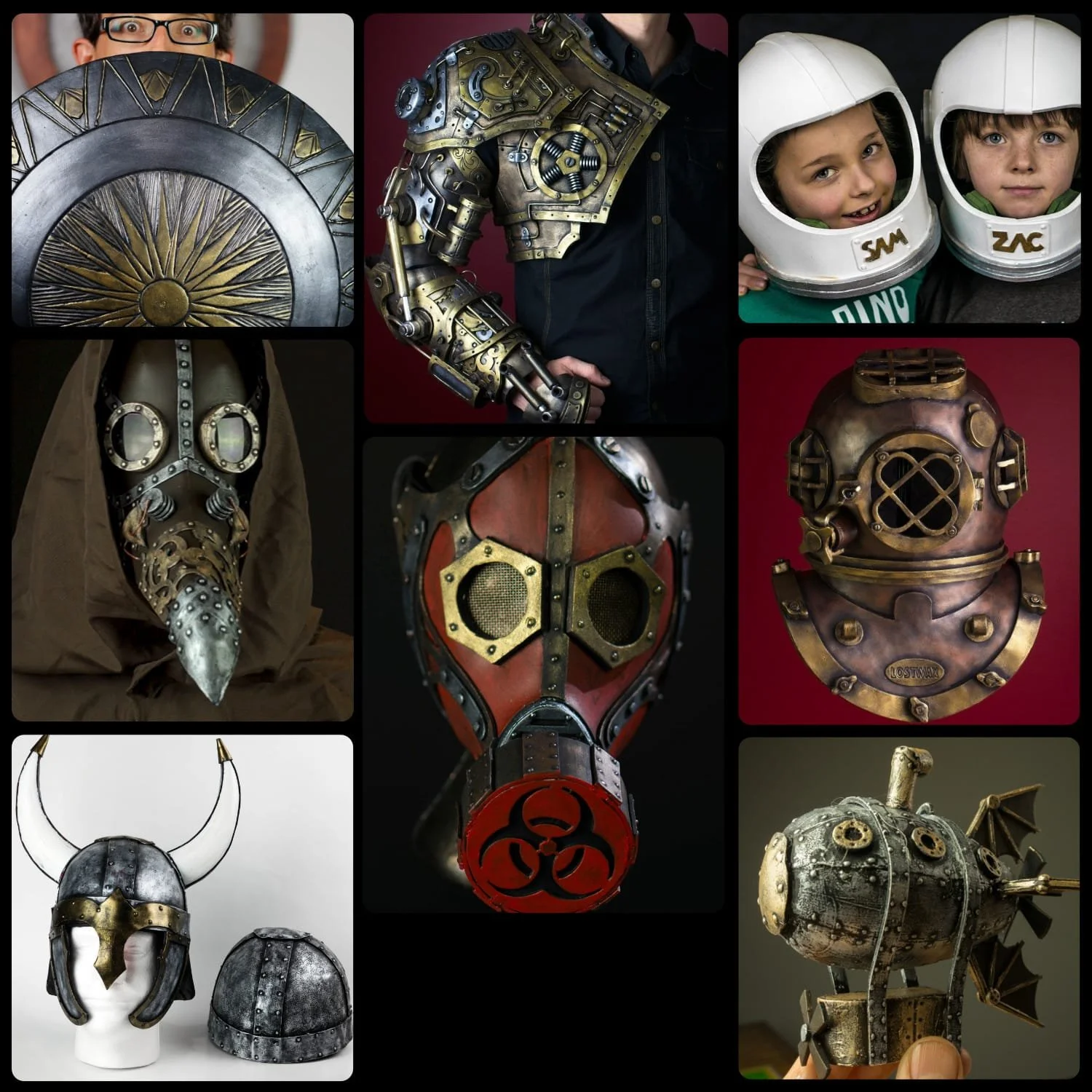 Modified Costume Example Lost Wax | DIY Costume Patterns, Templates and Tutorials