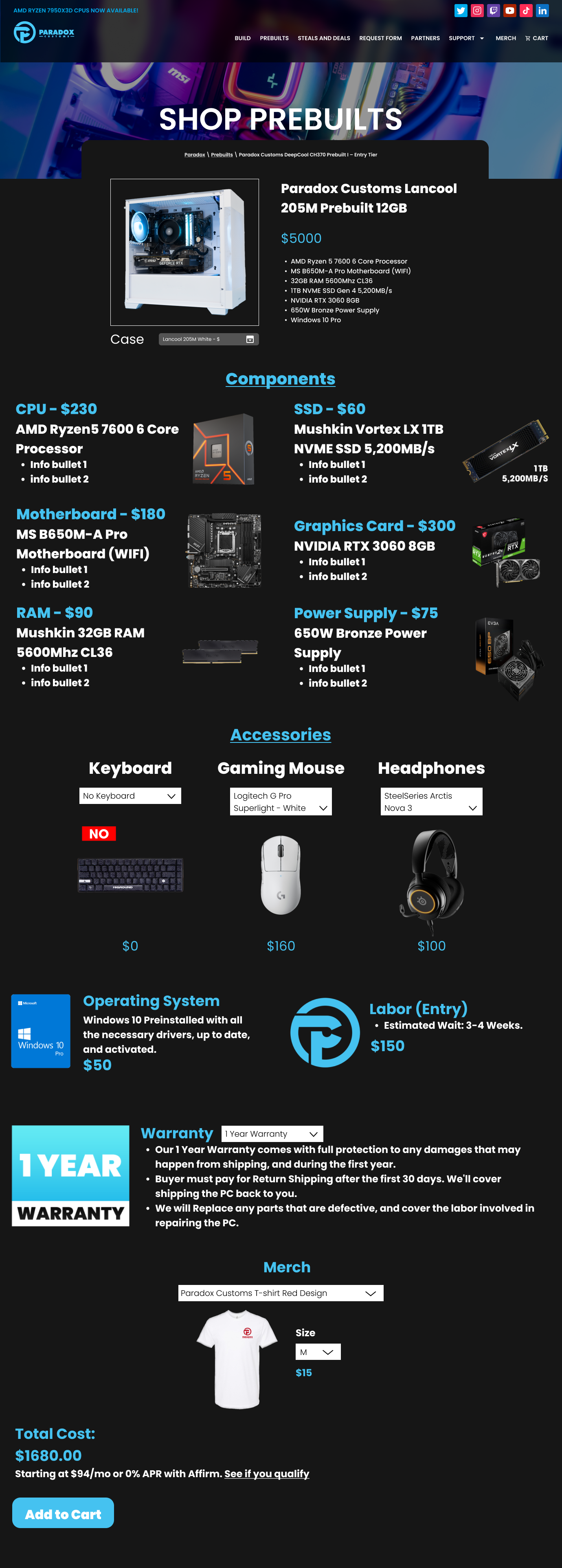 prebuilt
