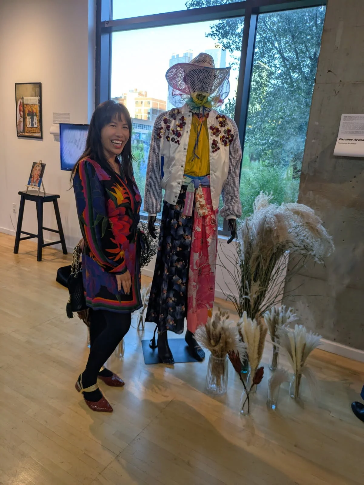 September 2025 - February 2026

“Farmer Armor” is a mixed media experience combining textile and video. Central to the piece is workwear crafted from entirely secondhand materials, exploring the intersection of agriculture, fashion, and my AAPI herit