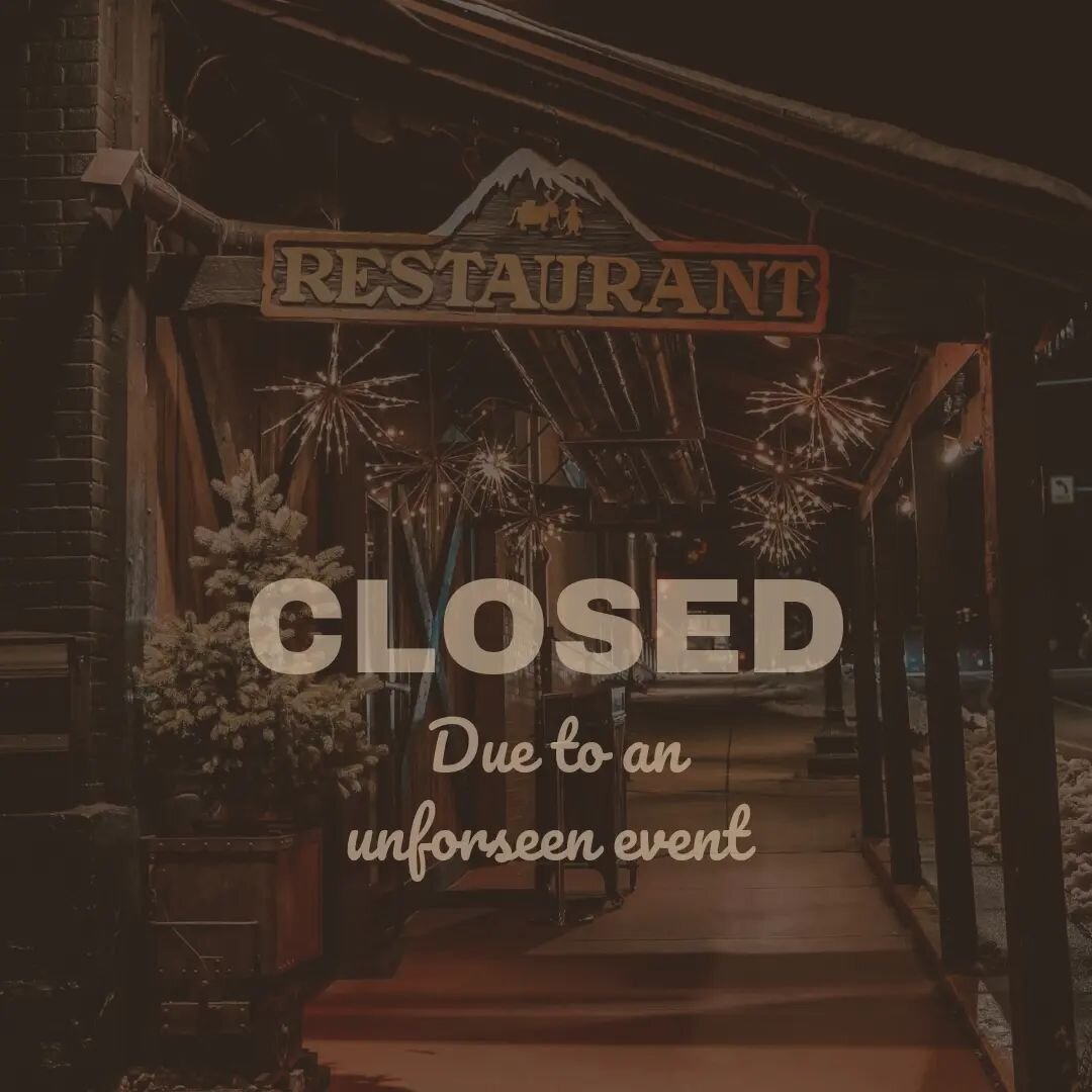 With heavy yet grateful hearts, we share with our community that we will be closed for an unforeseeable period of time. 

We are beyond grateful for the person who reported the smoke and for the phenomenal fire fighters @durangofirerescue who saved t