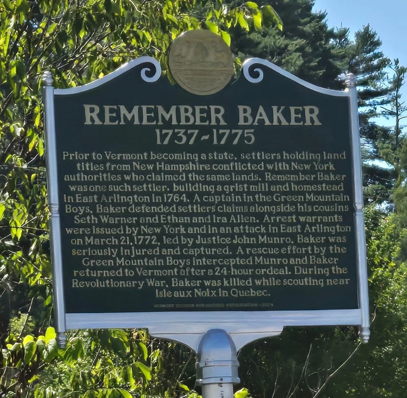 Remember Baker Historic Marker unveiling