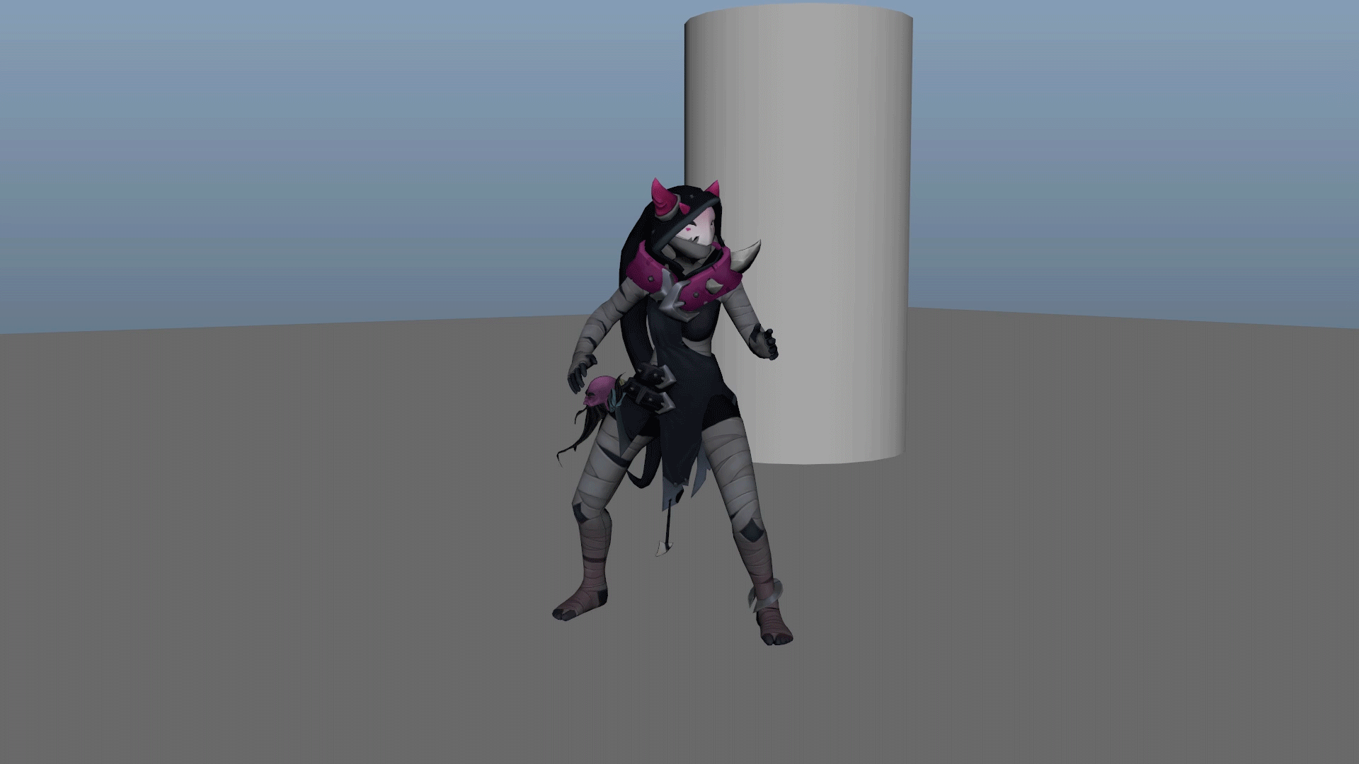 Nora_MartialArts_PlungingAxKick_Blockout_Timing_Timeout.gif