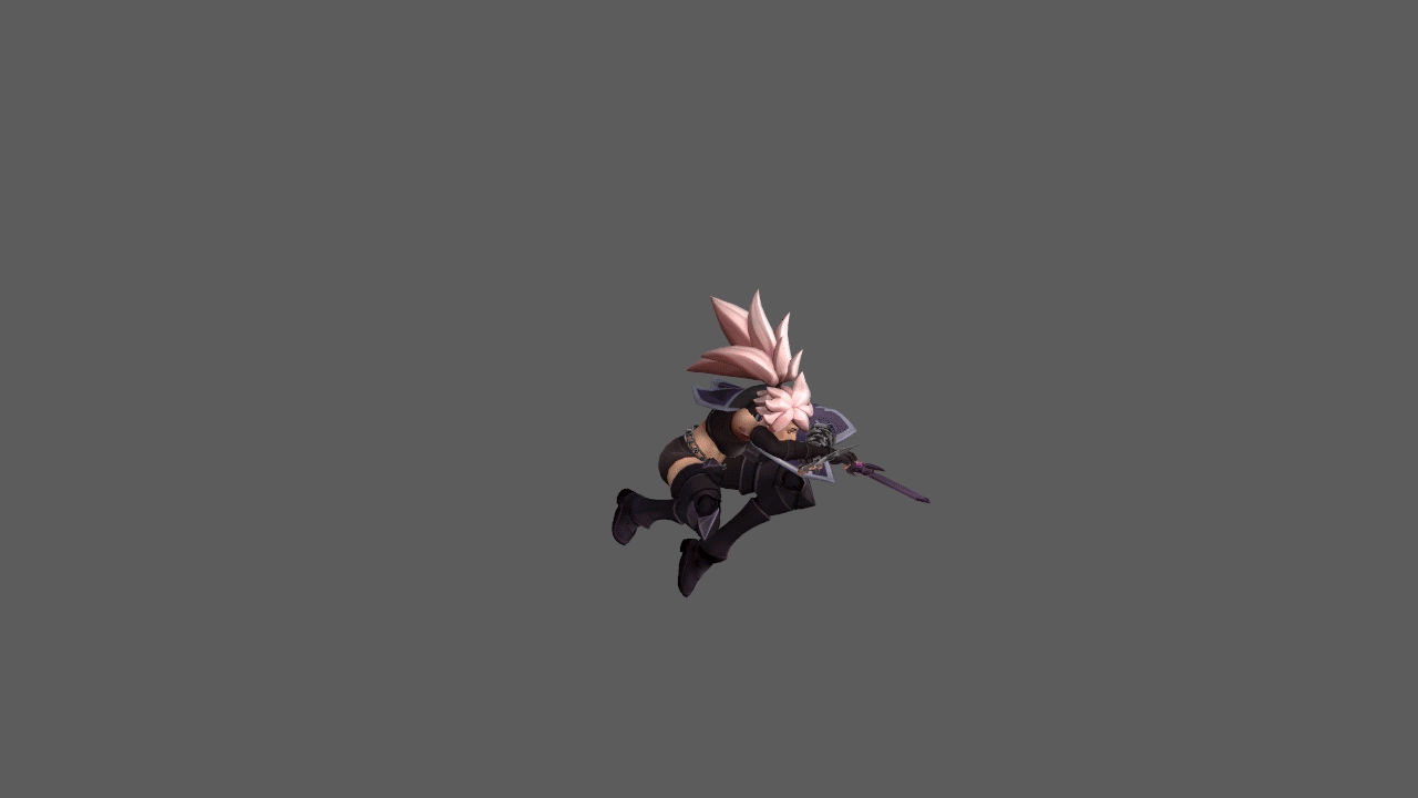 Various Aerials Reina can perform in her Blade Stance