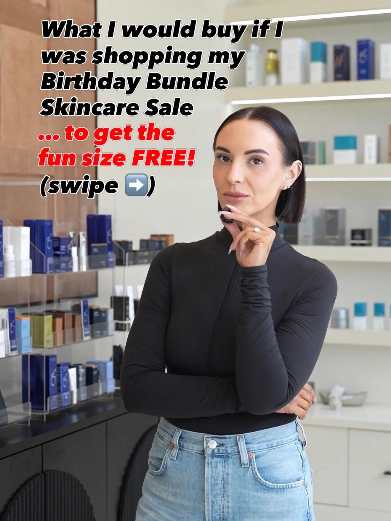 If I was shopping my own Birthday Bundle Sale&hellip;this is exactly what I&rsquo;d choose. ✨

Buy the full size.
Get the fun size FREE. 🎁

There are 3 products in this carousel I will never be without.

The first slide.
And the last two. 🤍

If eve