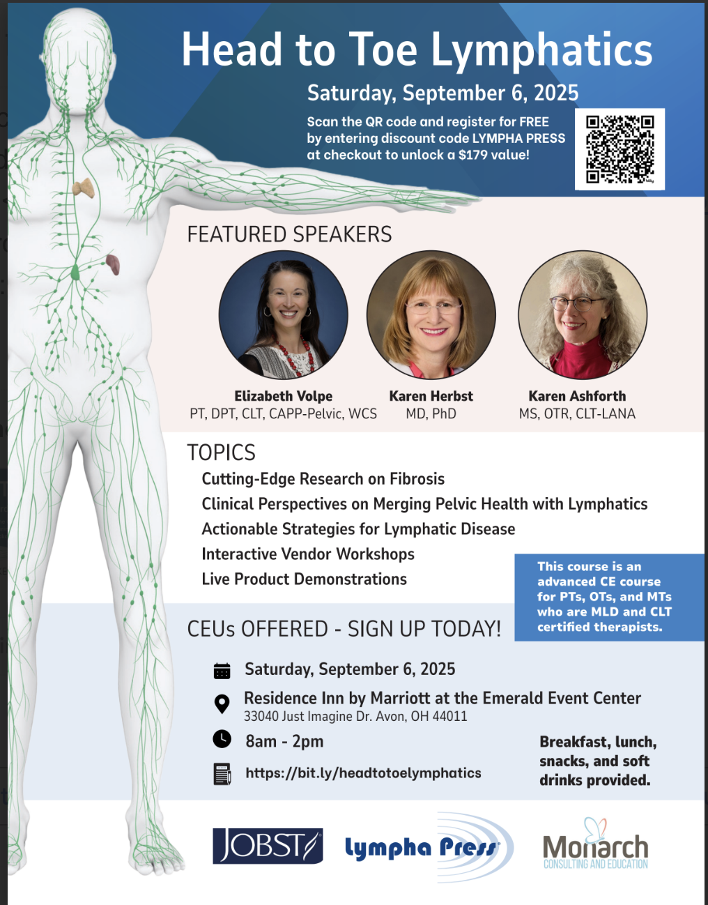 Head to Toe Lymphatics!  Avon OH