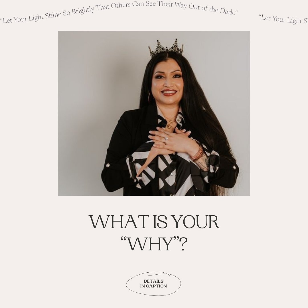 🌟 What&rsquo;s Your Why? 🌟 
&nbsp;
Hi beautiful souls! Today, I want to share a little piece of my journey with you&mdash;a journey that began 10 years ago amidst darkness but has blossomed into a beacon of light and empowerment. My Why! Years ago,