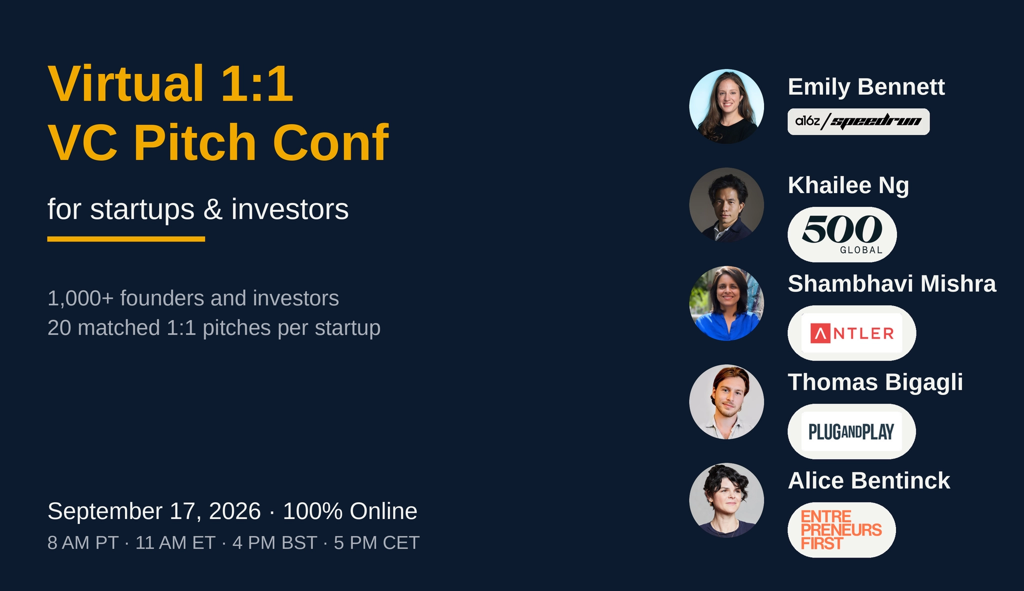 VC Pitch Conference