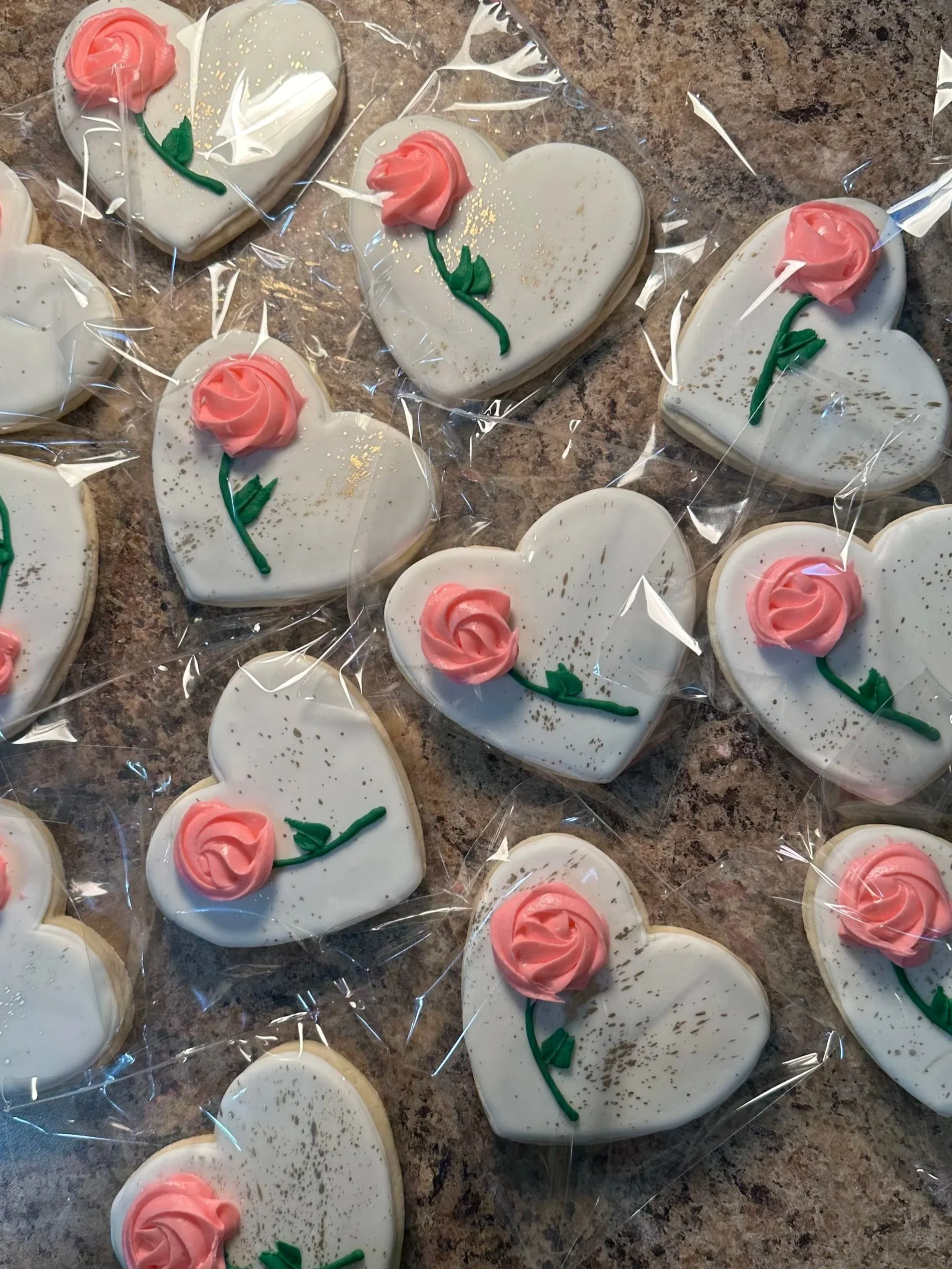 LARGE HEART WITH FLOWER