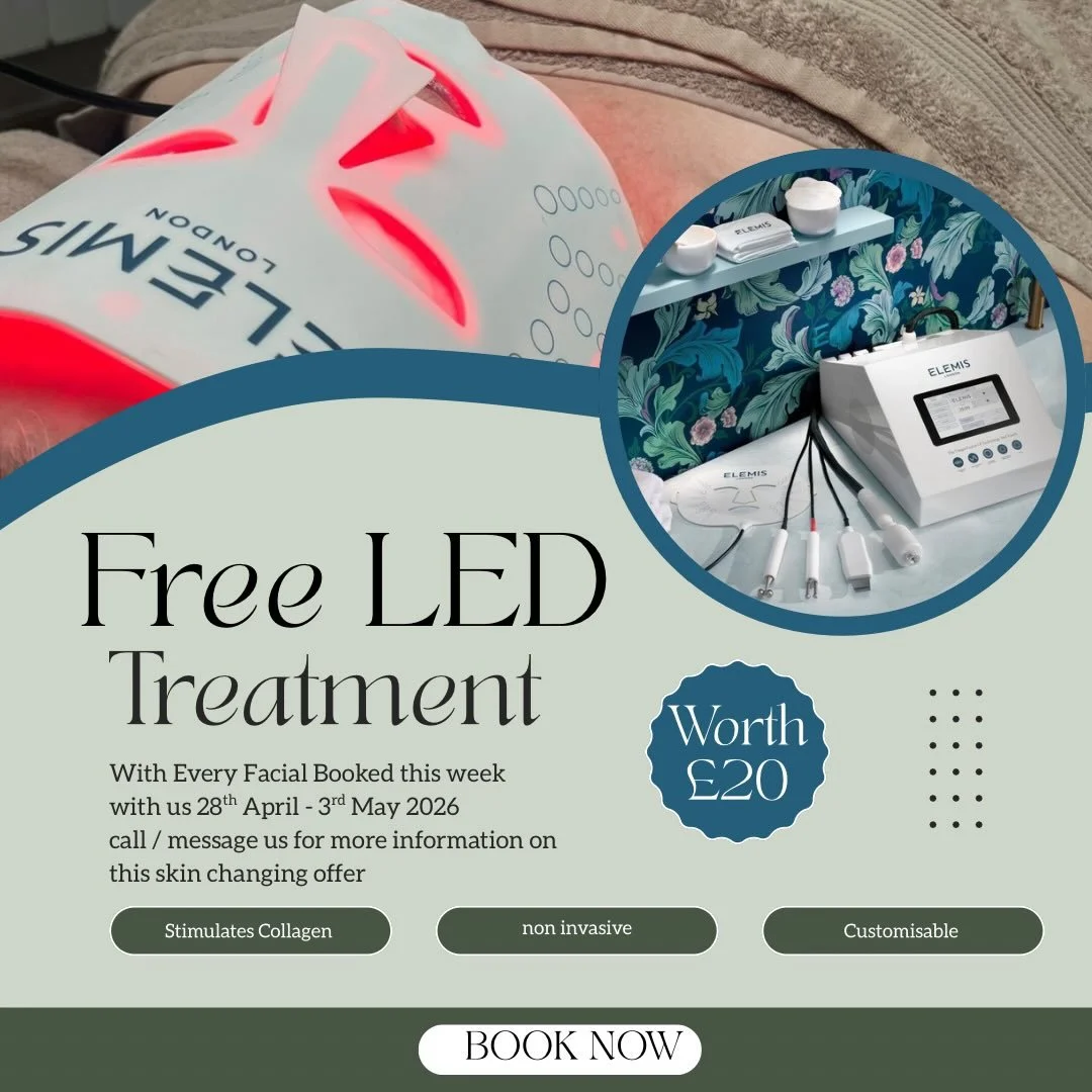 Experience the power of LED light therapy ✨🌿 For free with Any Facial treatment booed this week @naturalbeautybexhill 
Indulge in the luxury of advanced skincare with the Elemis Biotec Full Face Technology &mdash; where cutting-edge science meets sp