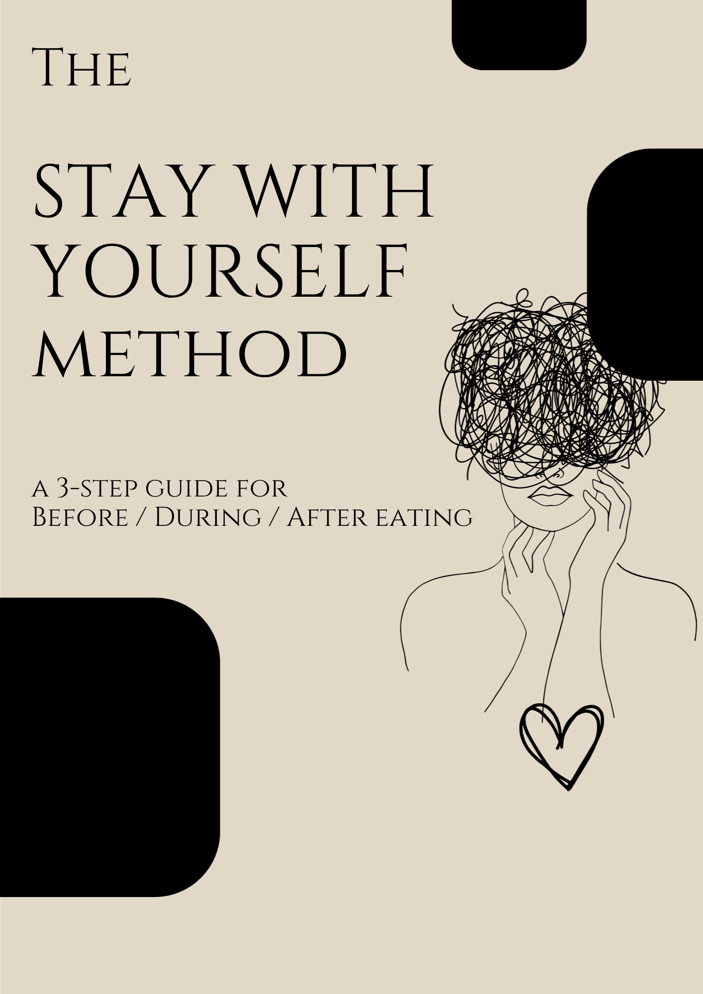 The Stay With Yourself Method - a Mini Guide for Before/During/After Eating