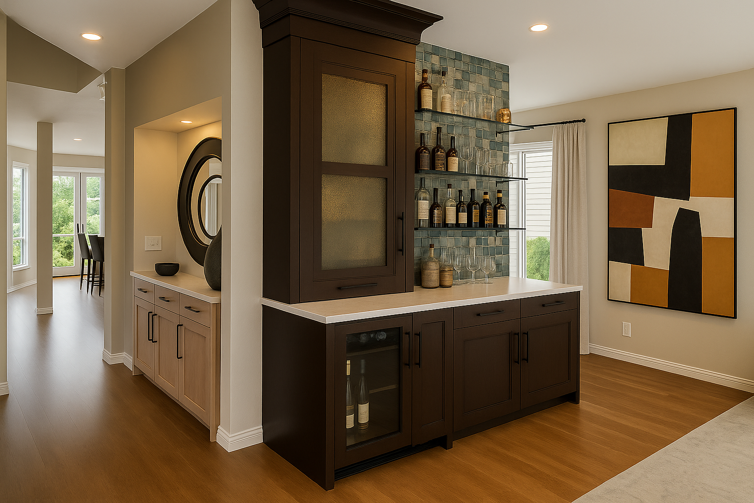 Bar & Entry Nook Remodel