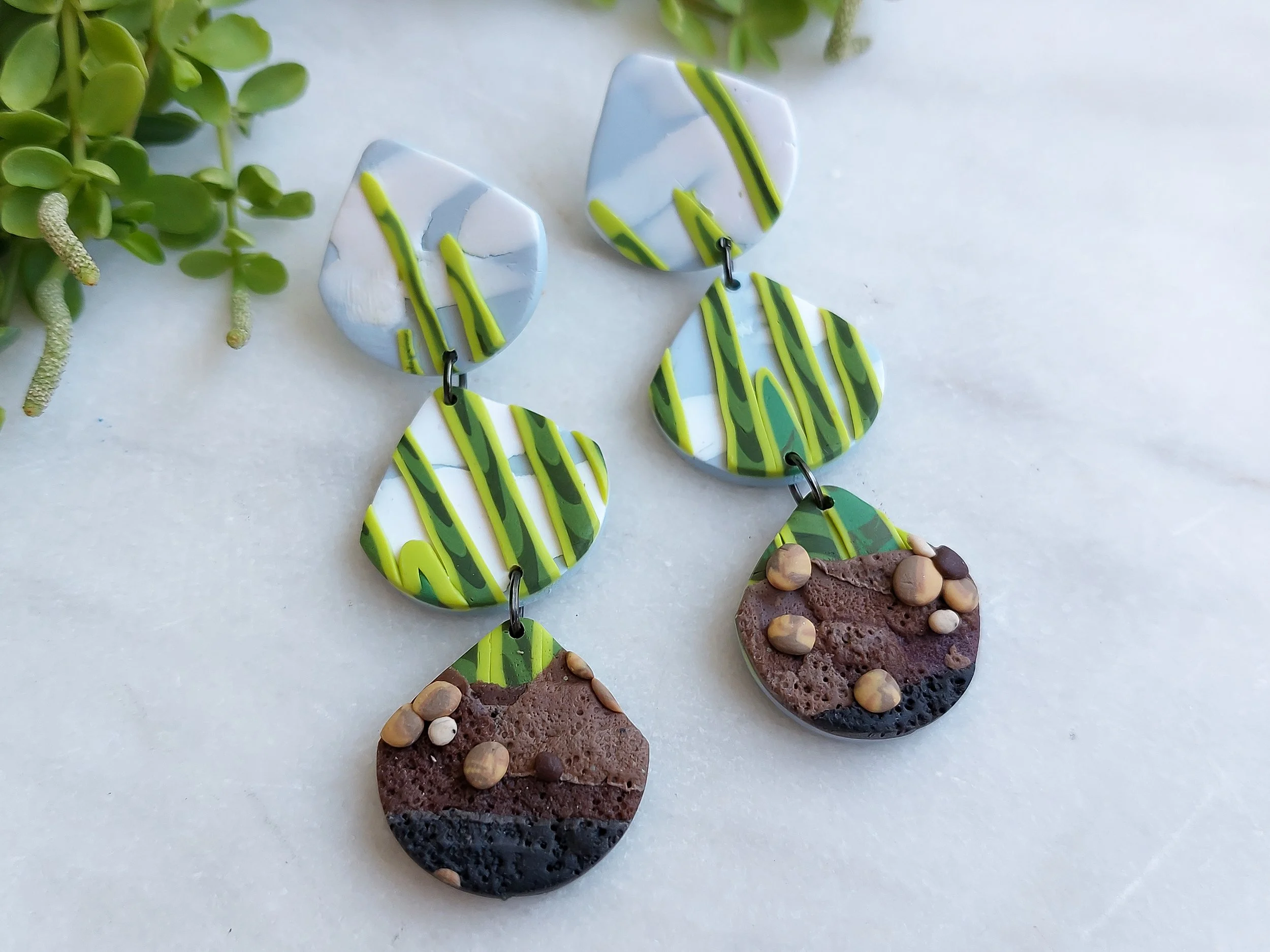 Plant Growth Earrings