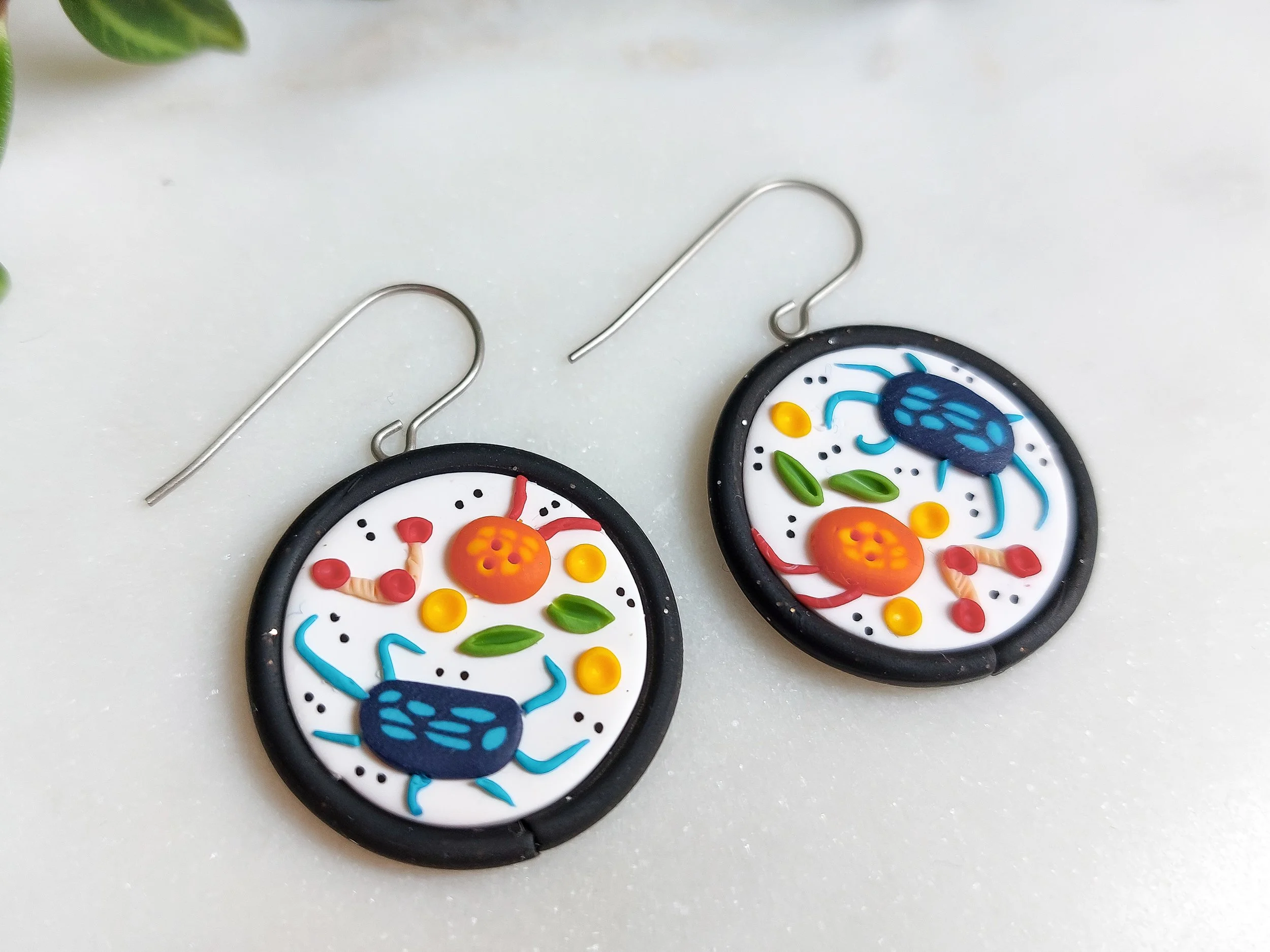 Microbe Teacher Earrings
