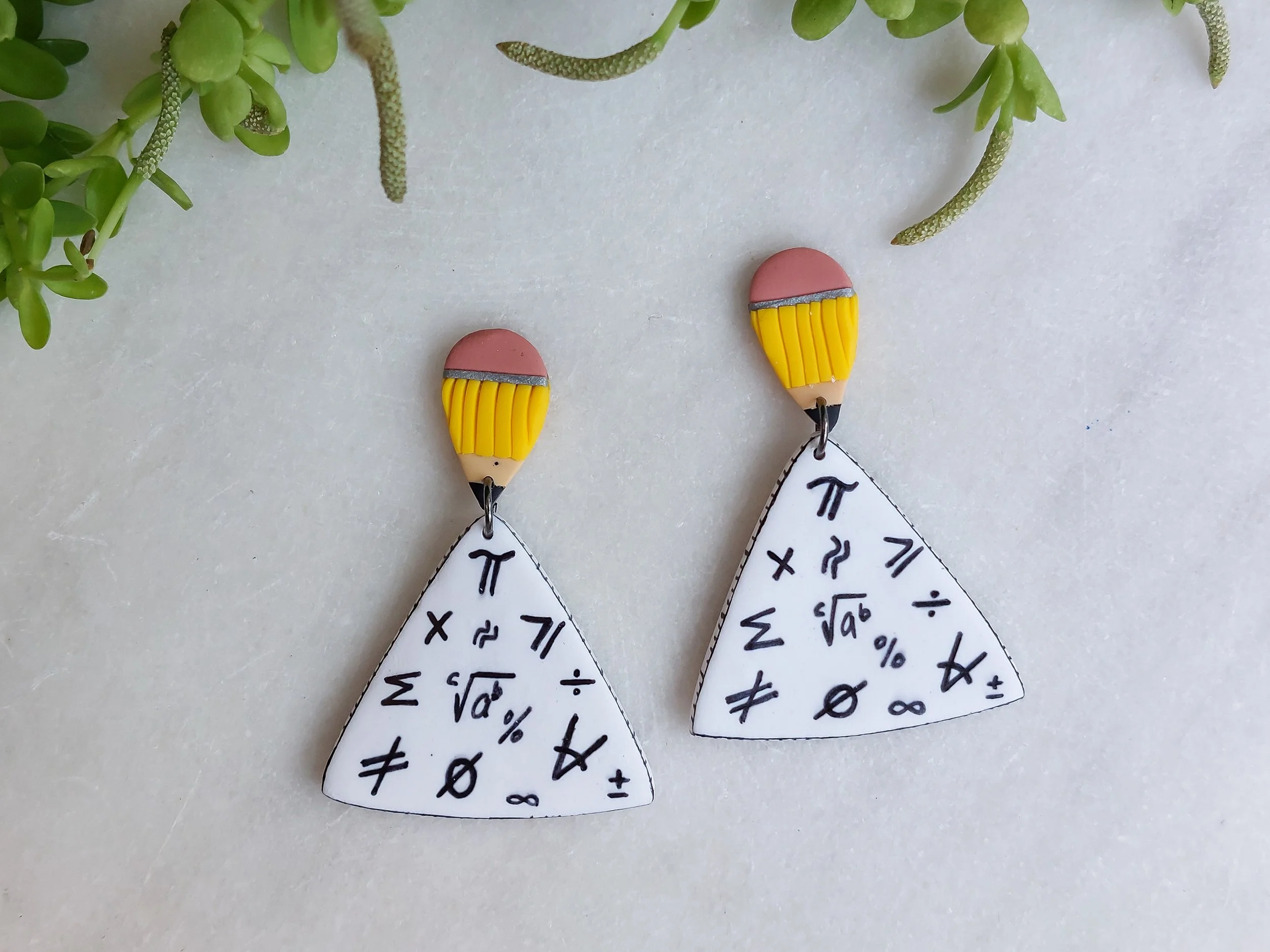 Math Teacher Earrings