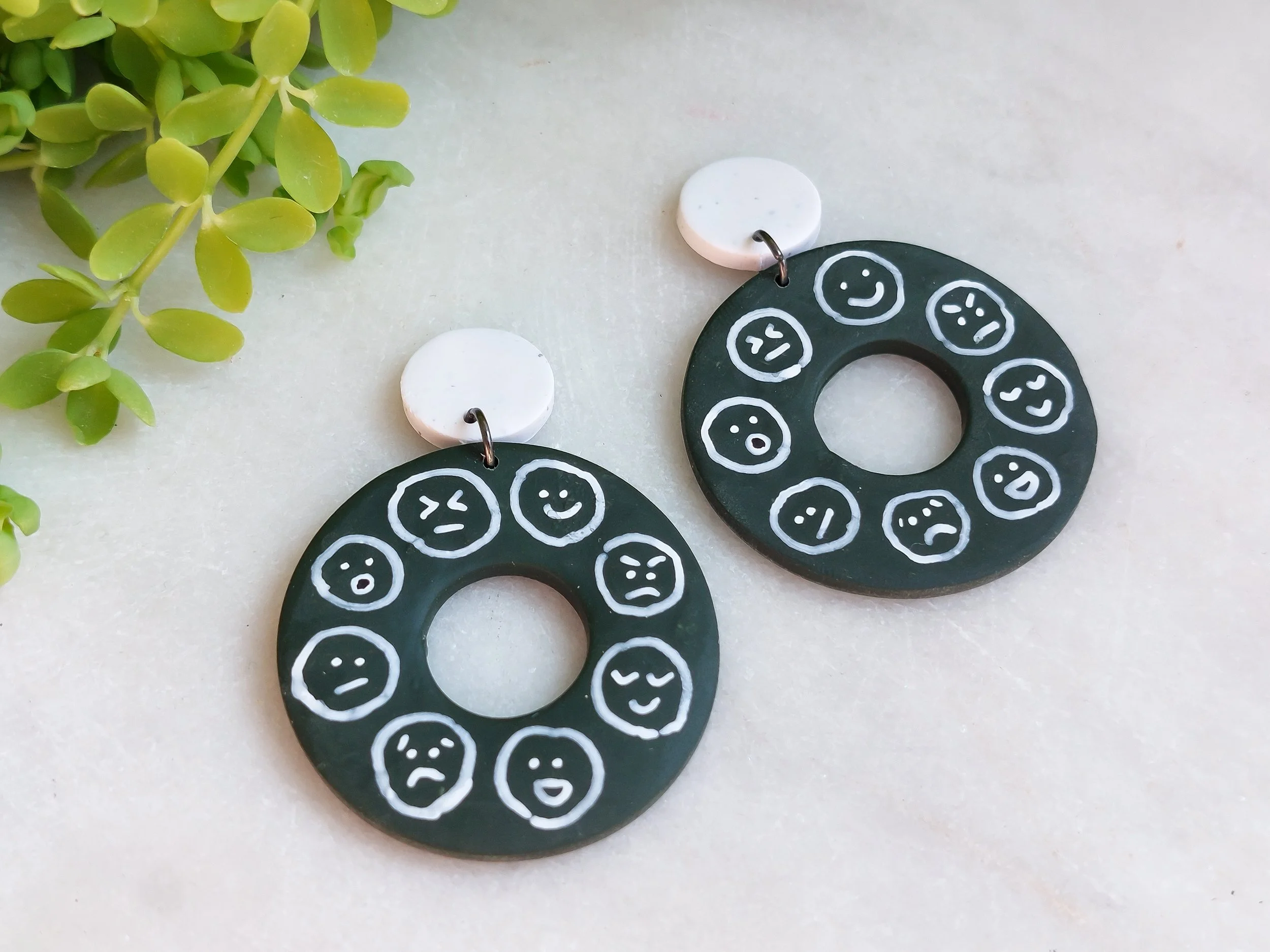 Emotions on a Chalkboard Teacher Earrings