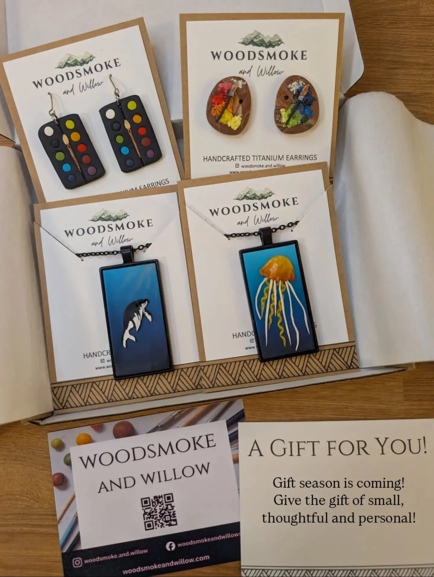 This colorful gift shipped out the other day with a personal gift message, and it's so nice to see gift messages starting to roll in for the coming season! 🎁

In a world of generic, let's choose unique, thoughtful and personal. 🪼🐋🎨🖌️

handmade |