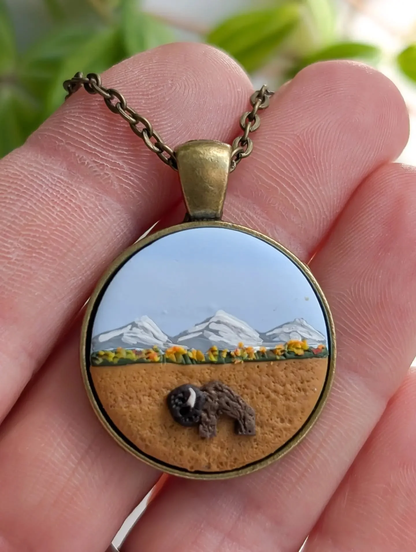 Bison pendants are back in stock, and in addition to winter scenes, this time we also have autumn bison!  These are available online, and coming to Naturecore Expo next weekend.

Welcome to the prairies! 🦬

handmade in Canada | shop small | wilderne