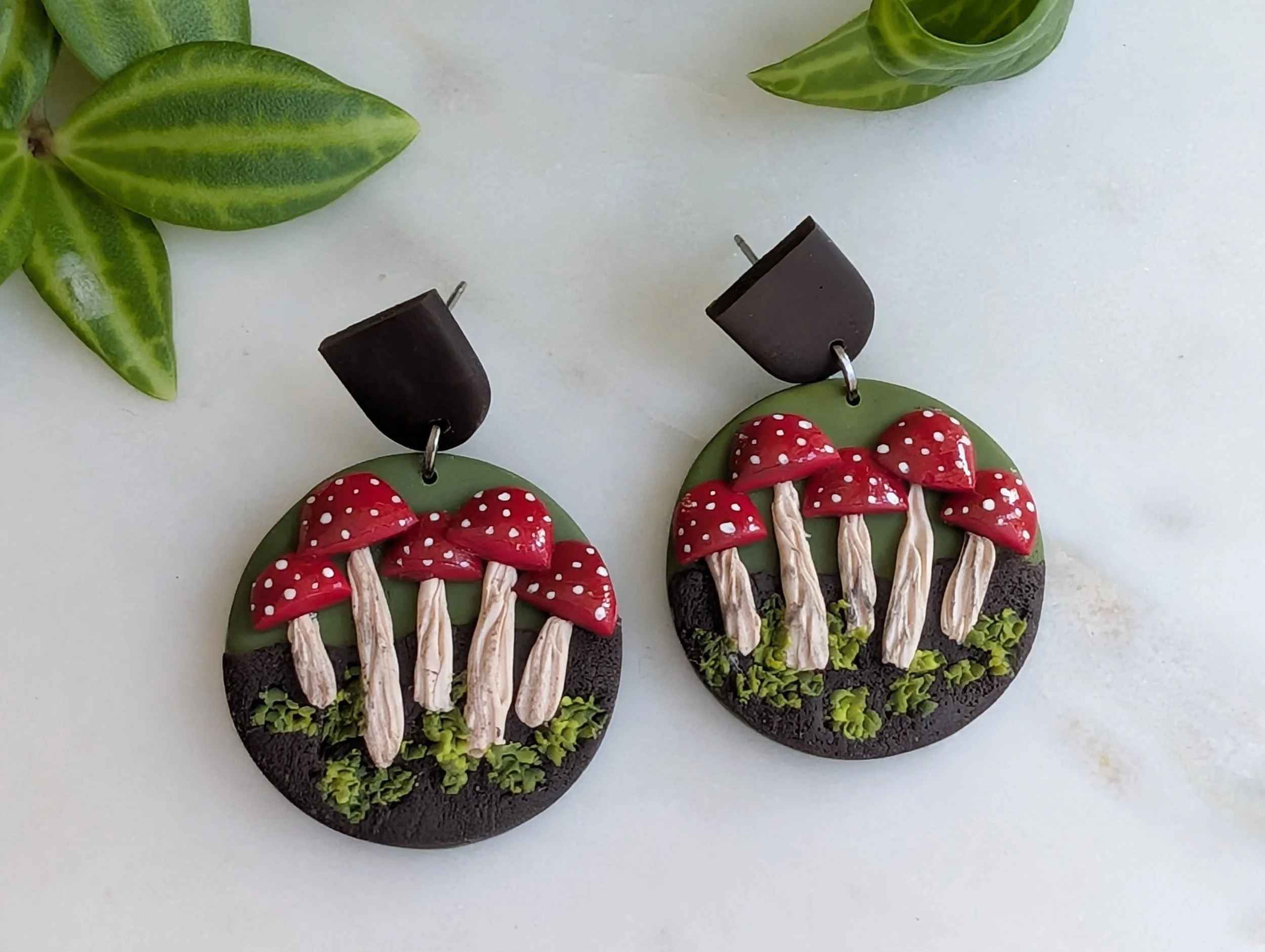Woodland Mushroom Earrings