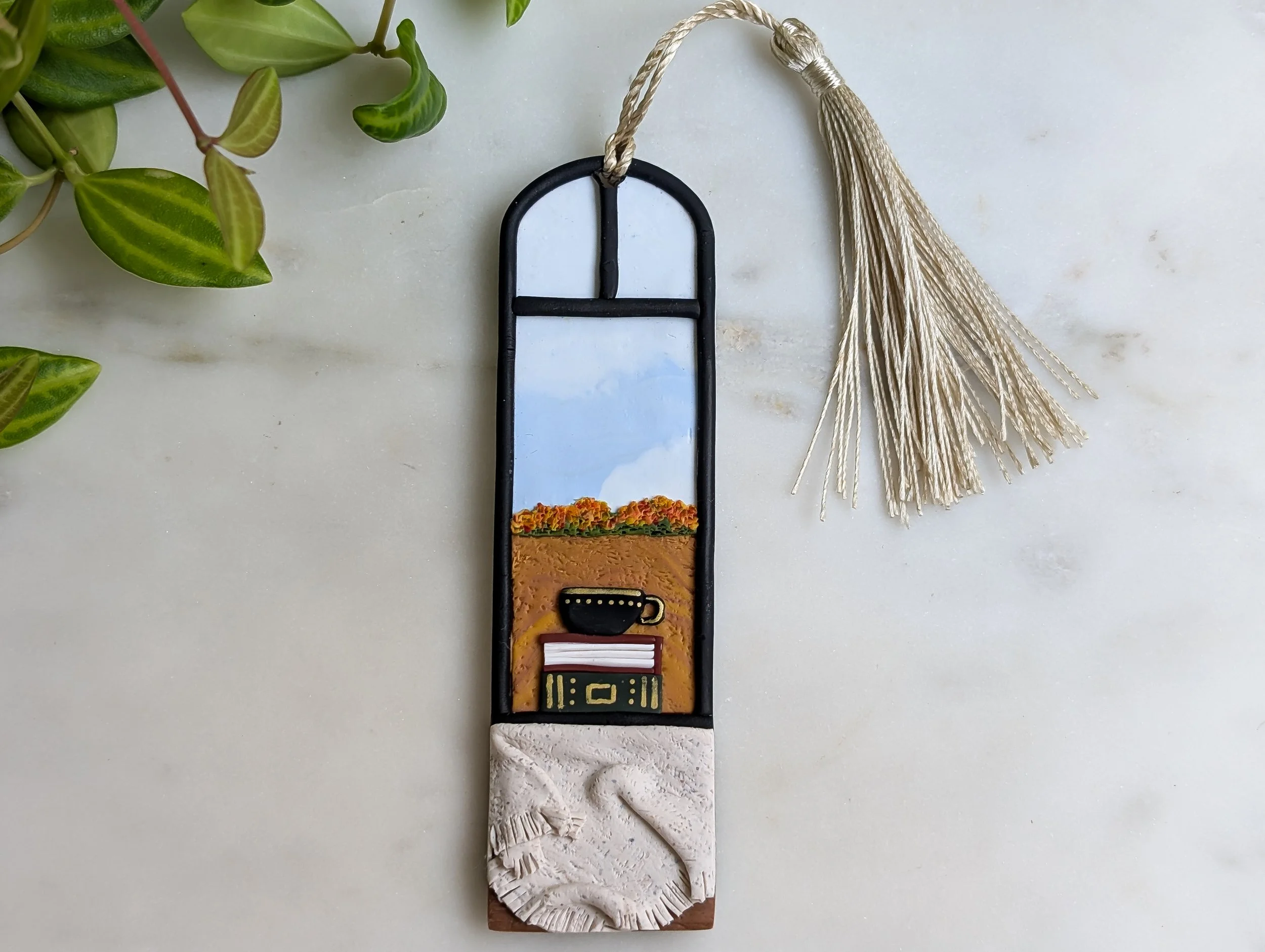 Cozy Tea and Books Bookmark