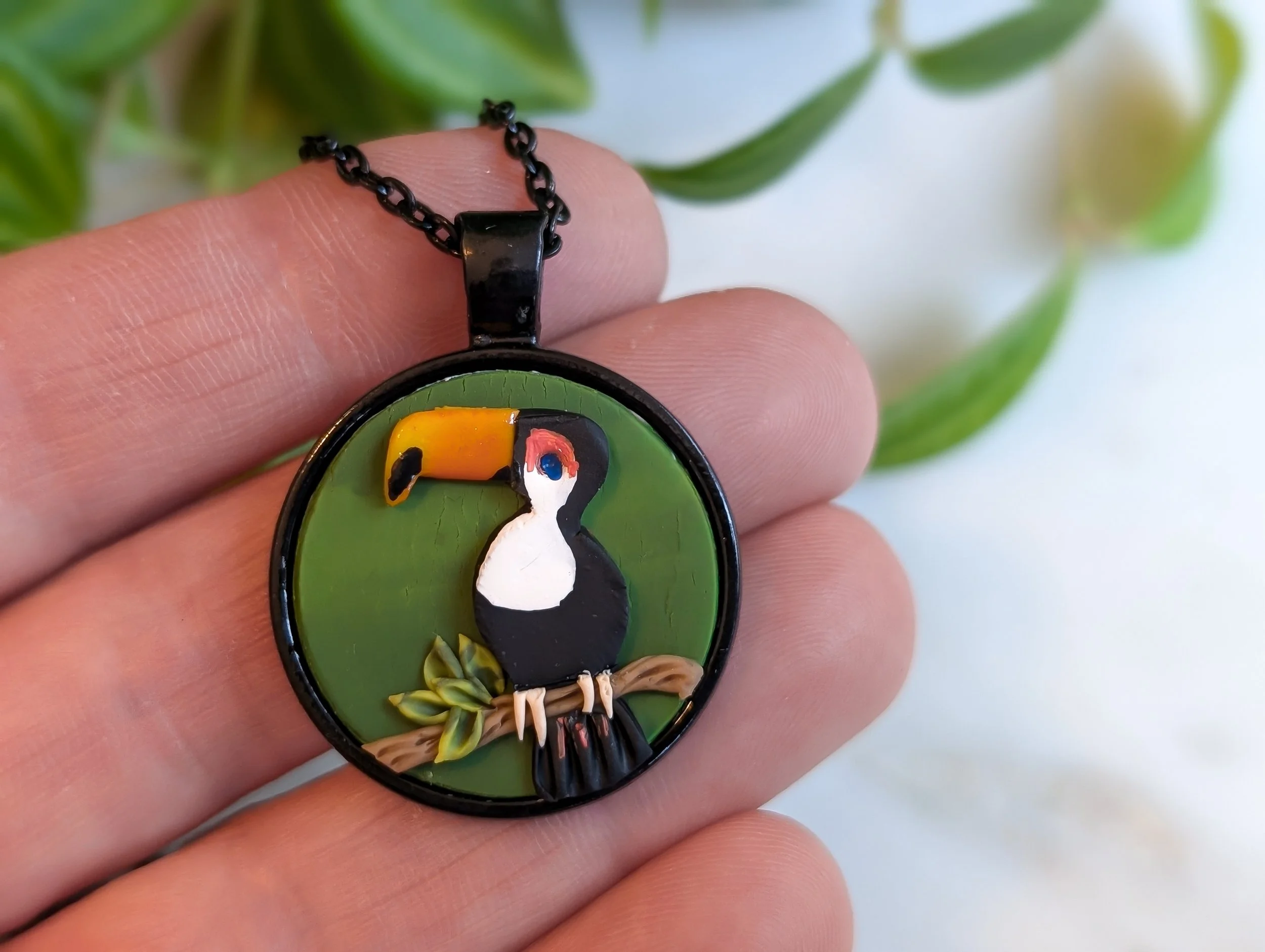 Toucan Pendant Necklace