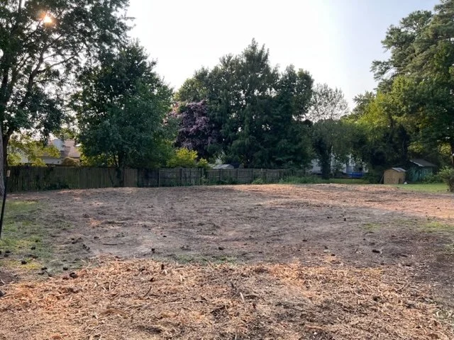 Yard after tree removal services by Chop & Drop Tree Service